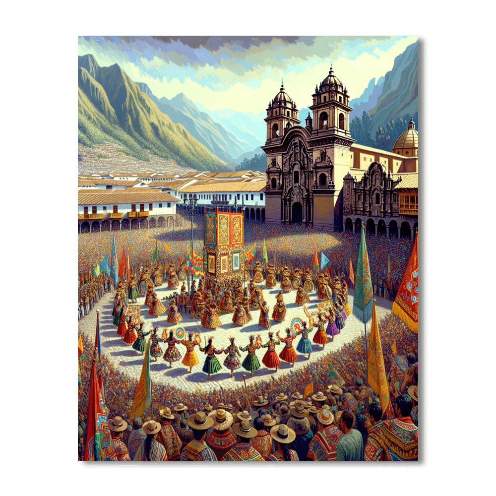 The Festival Of The Sun Paint By Color