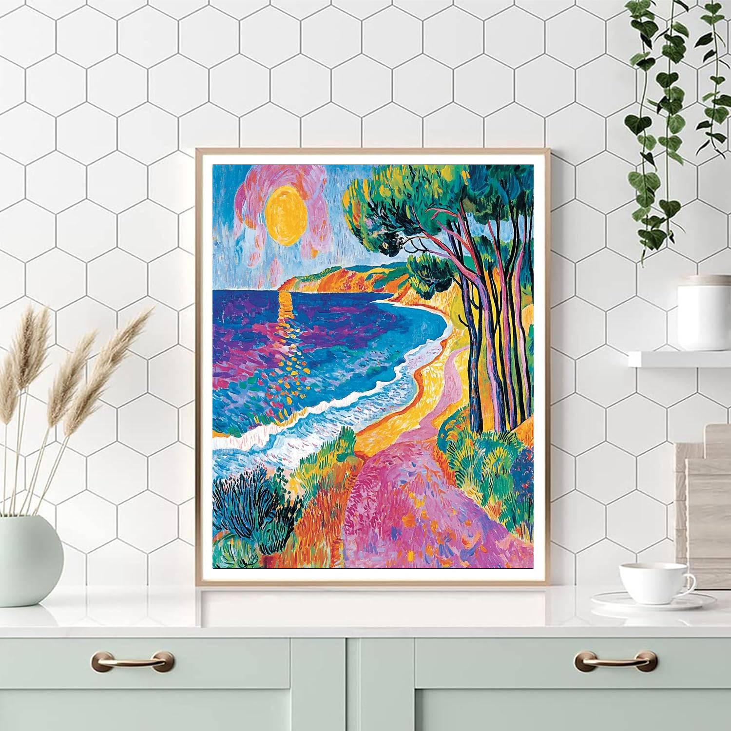 Henri Matisse Inspired Aegean Splendor  Paint By Numbers Kits