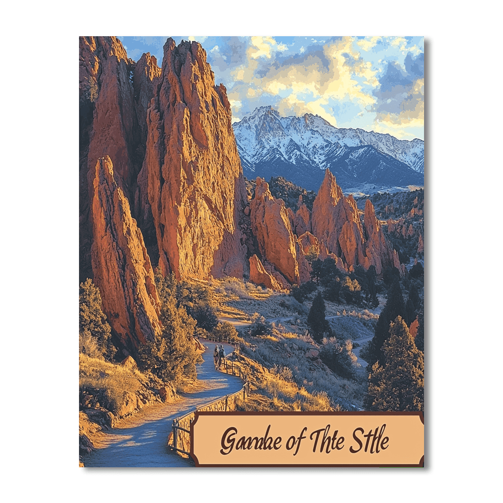 Garden Of The Gods - Colorado, Usa Paint By Numbers Kits