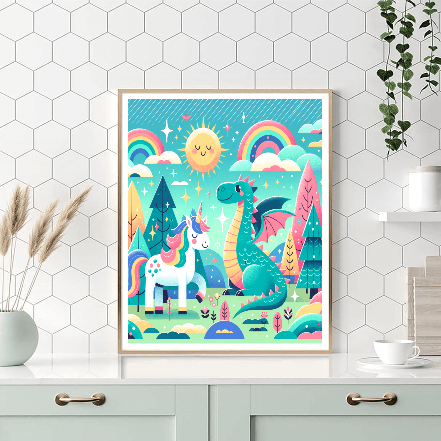 Playful Magical Creatures Numbered Painting Kits