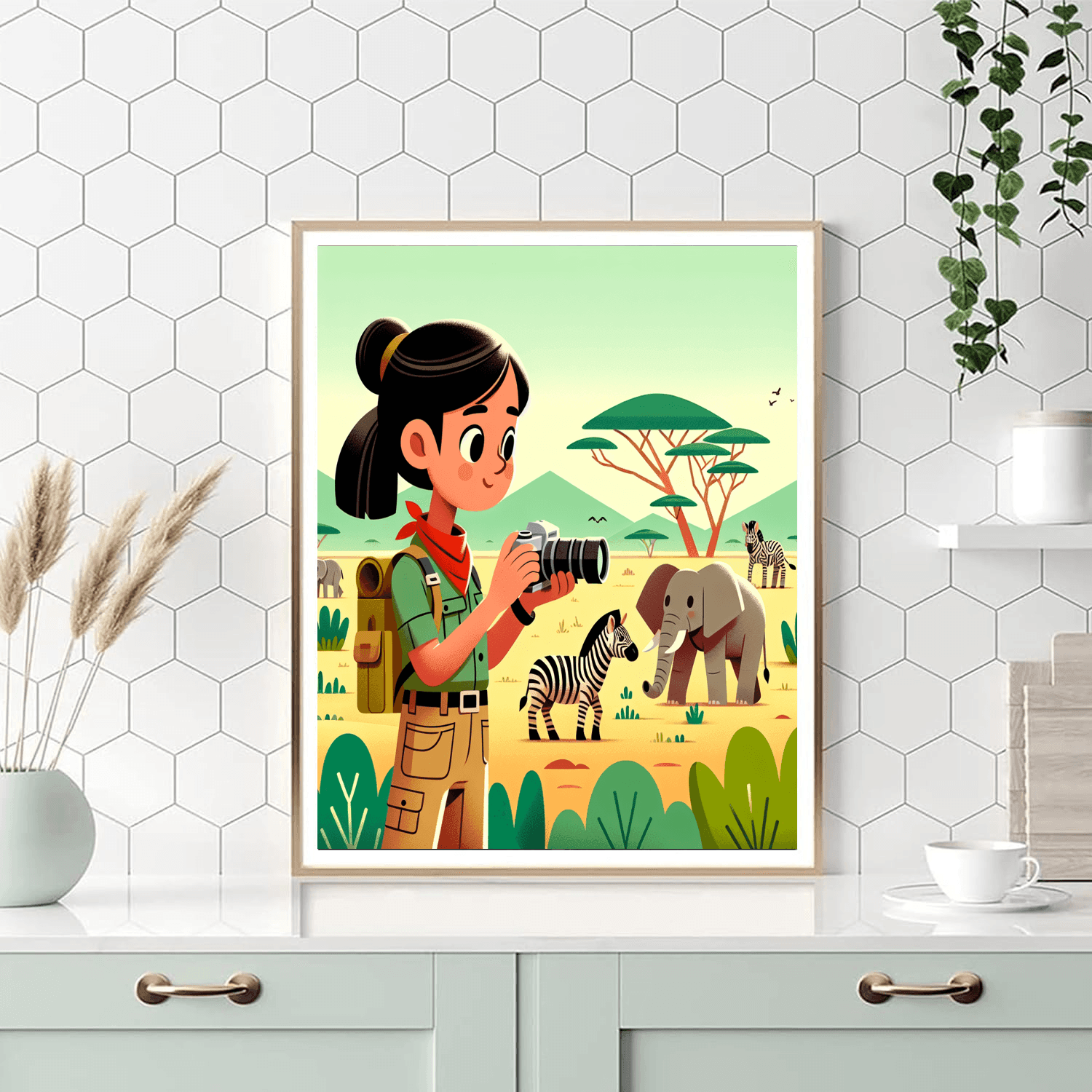 Savannah Exploration Trek Paint By Number