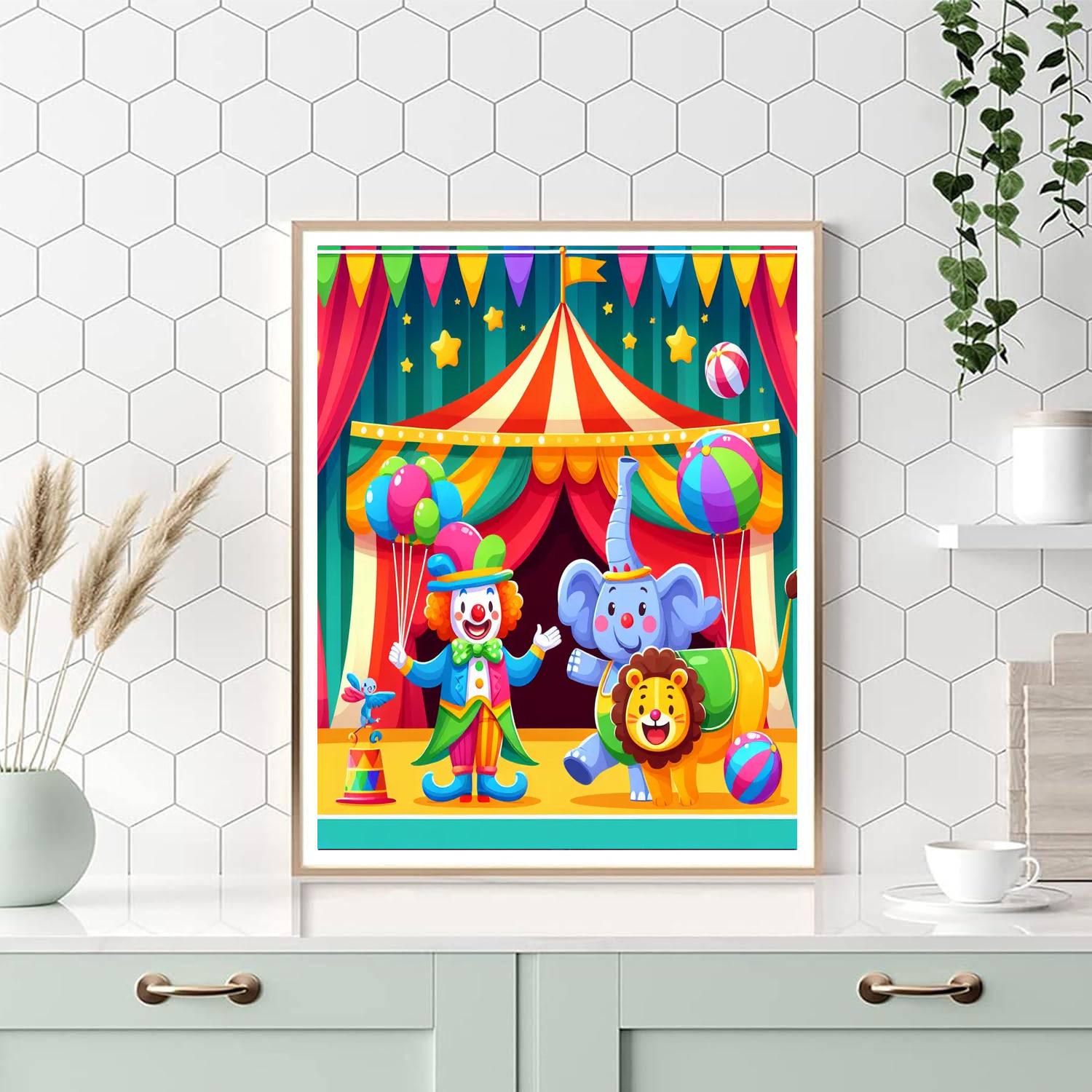 Silly Circus Adventures Paint By Number