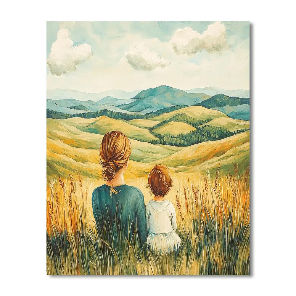 Hand In Hand Through Life Paint By Number