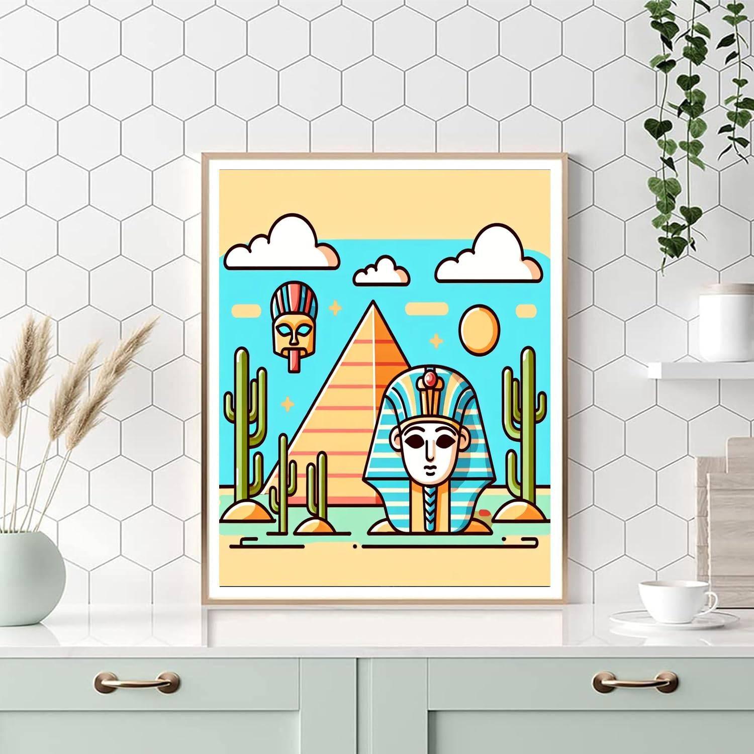 Ancient Egyptian Mysteries Paint By Color