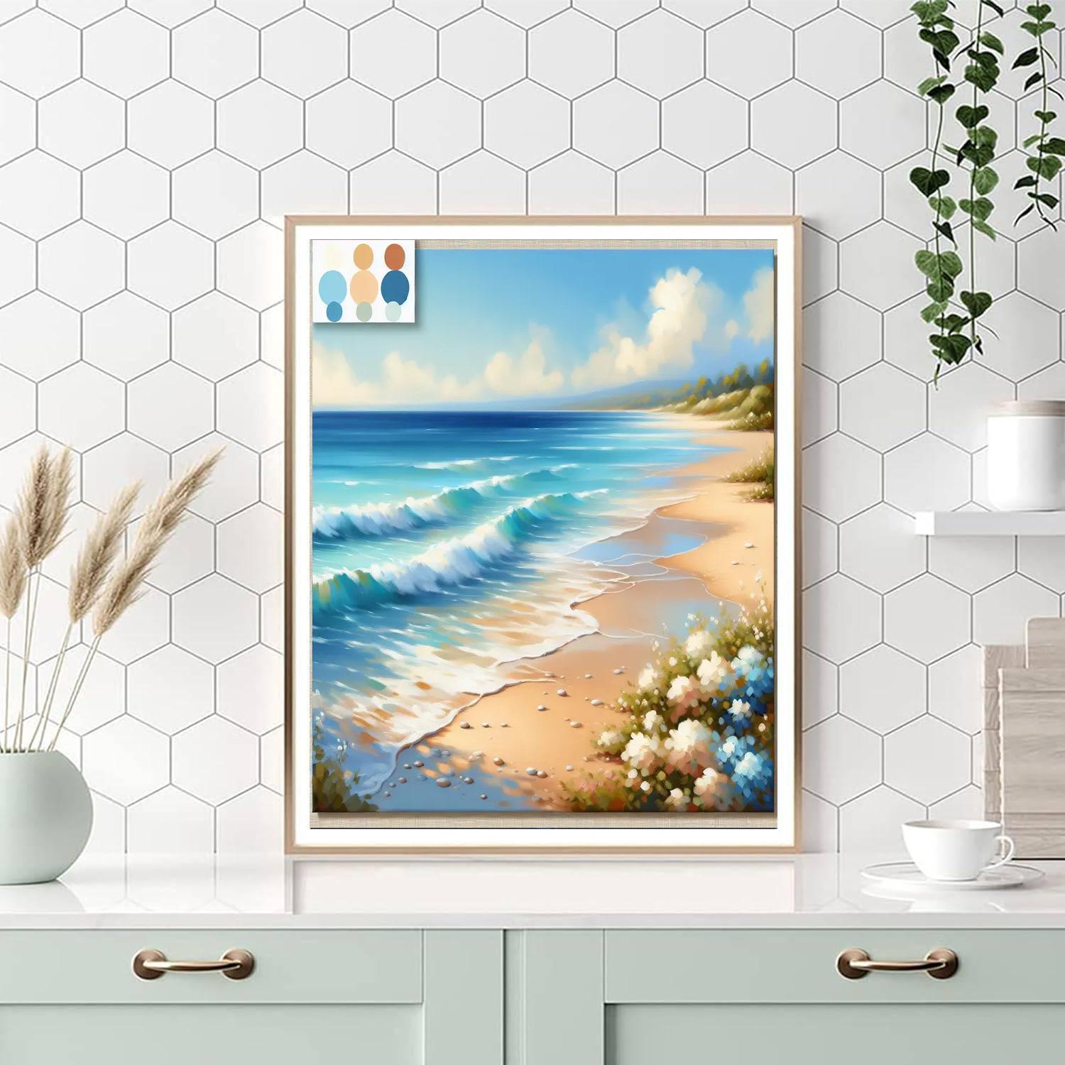 Serene Ocean Breeze Paint By Numbers