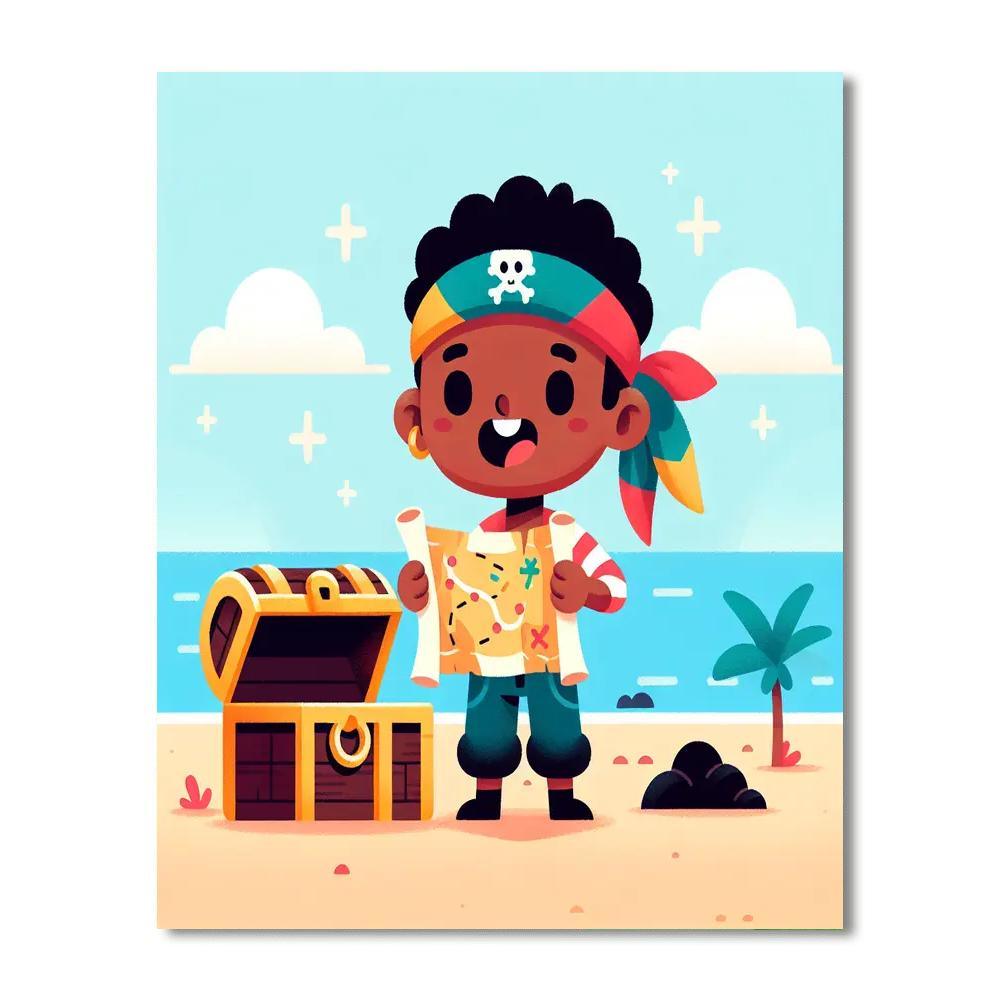 Adventure Treasure Hunters DIY Paint By Numbers