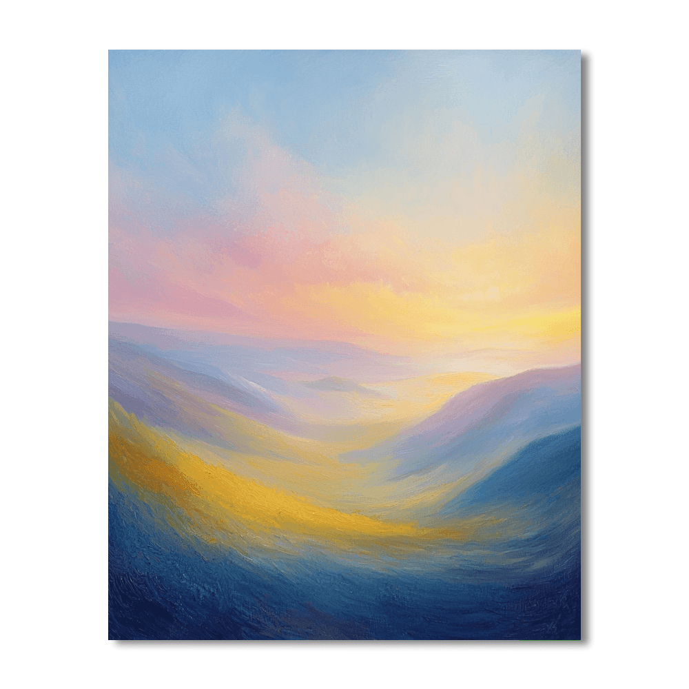 J.M.W. Turner Inspired Glimmers Of Dawn  Painting By Numbers Kit