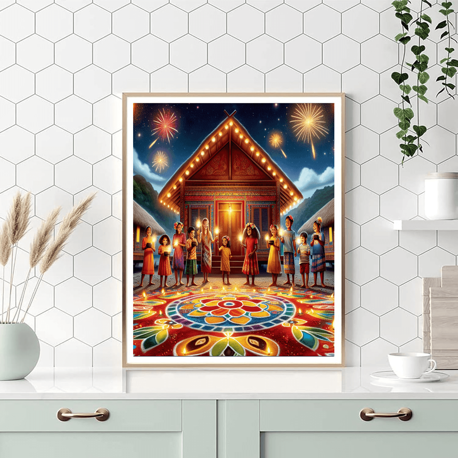 Diwali Festival Of Lights - Fiji Paint By Numbers Kits