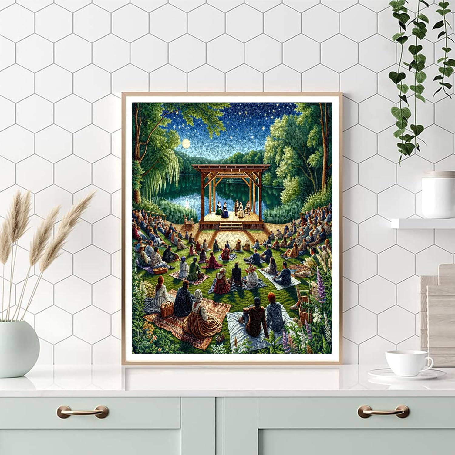 Upstate Shakespeare Festival - Usa Paint By Numbers Art