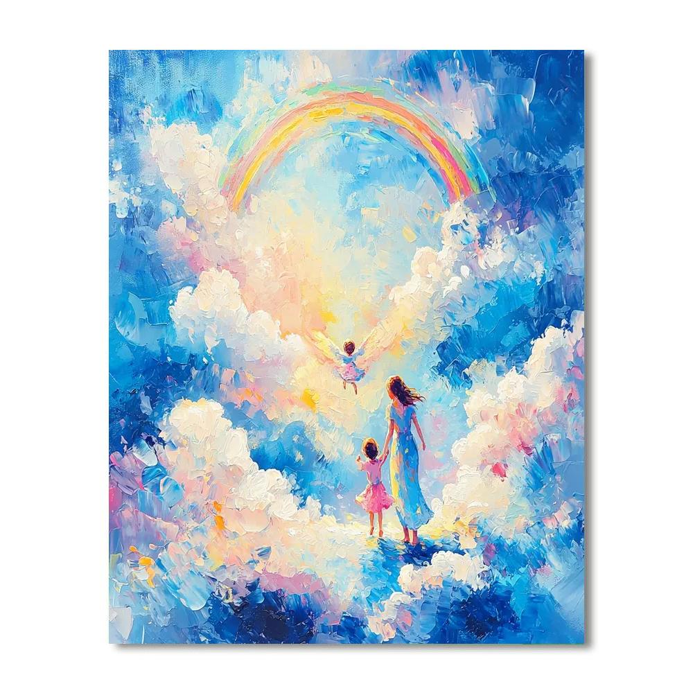 Adventure Awaits In The Clouds Number Painting