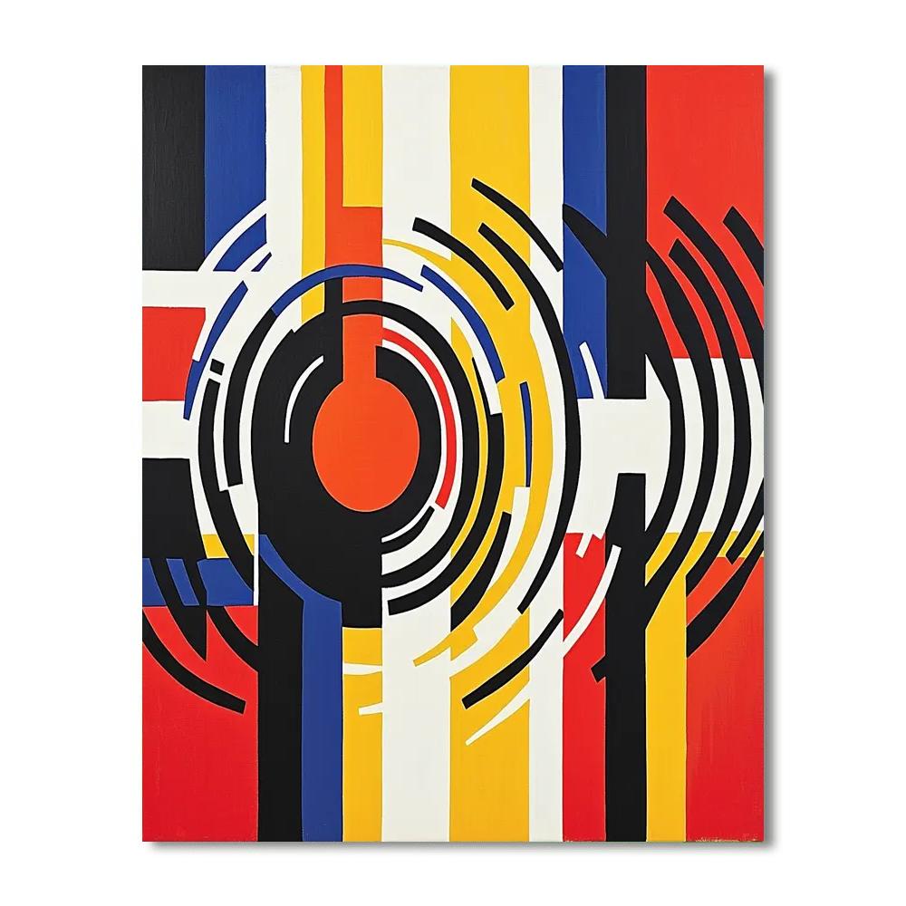 Banksy Inspired Cacophony Of Silence  Number Painting