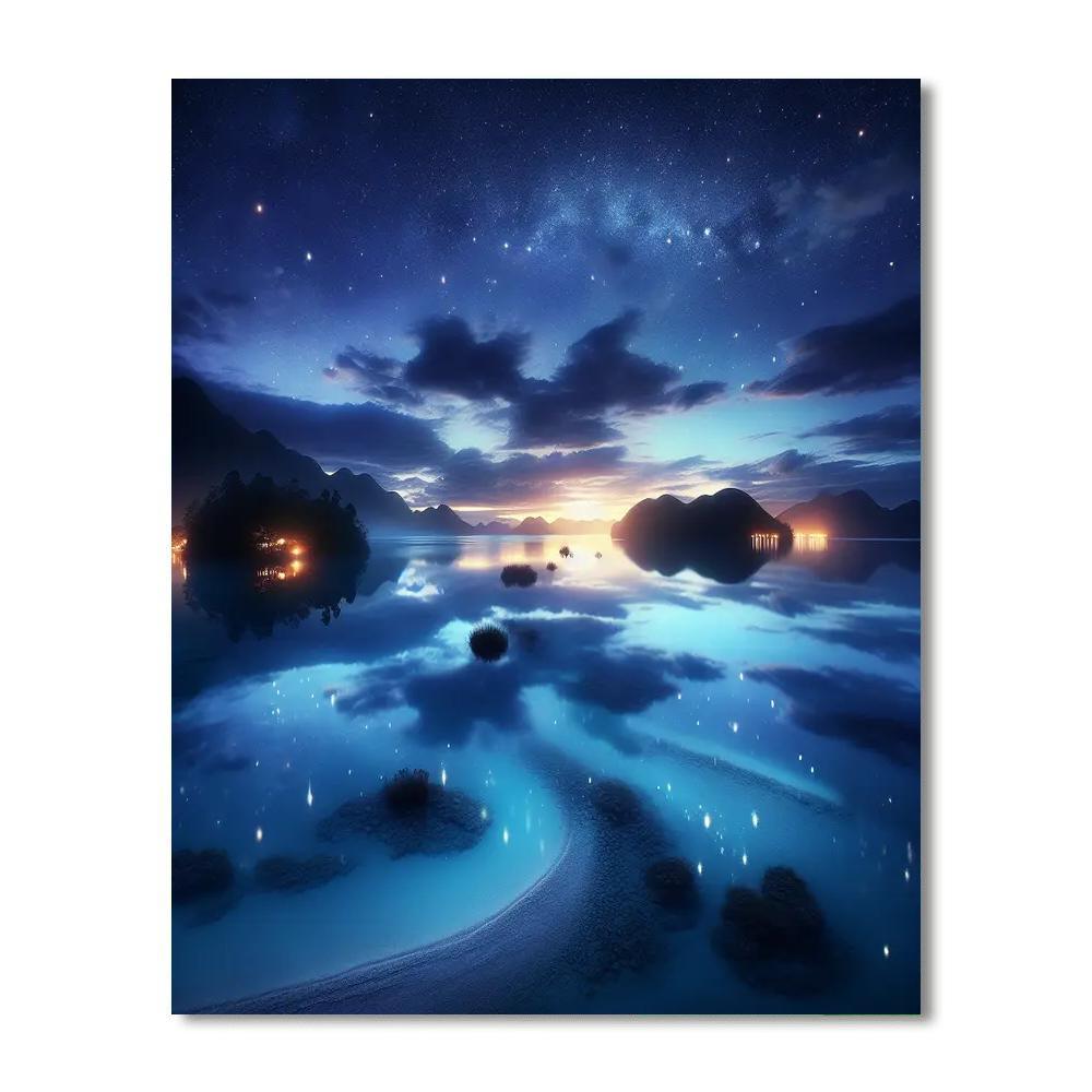 Twilight Lagoon Magic Paint By Color