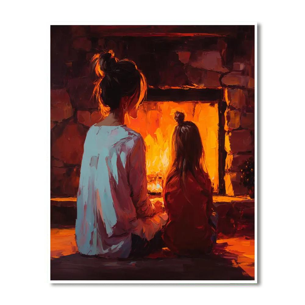 Dreams By The Fire DIY Paint By Numbers