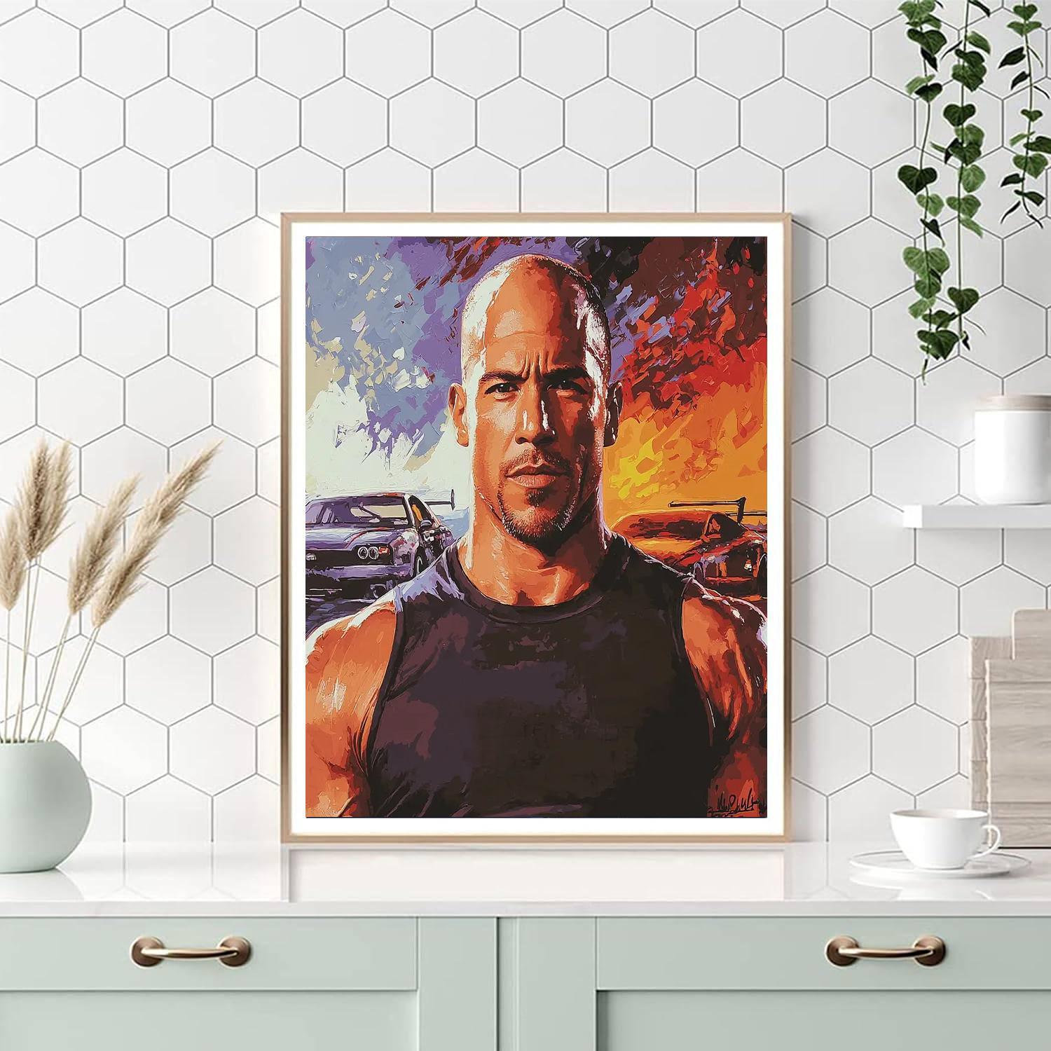 Vin Diesel: The Power Of Dom Toretto Paint By Numbers Kits