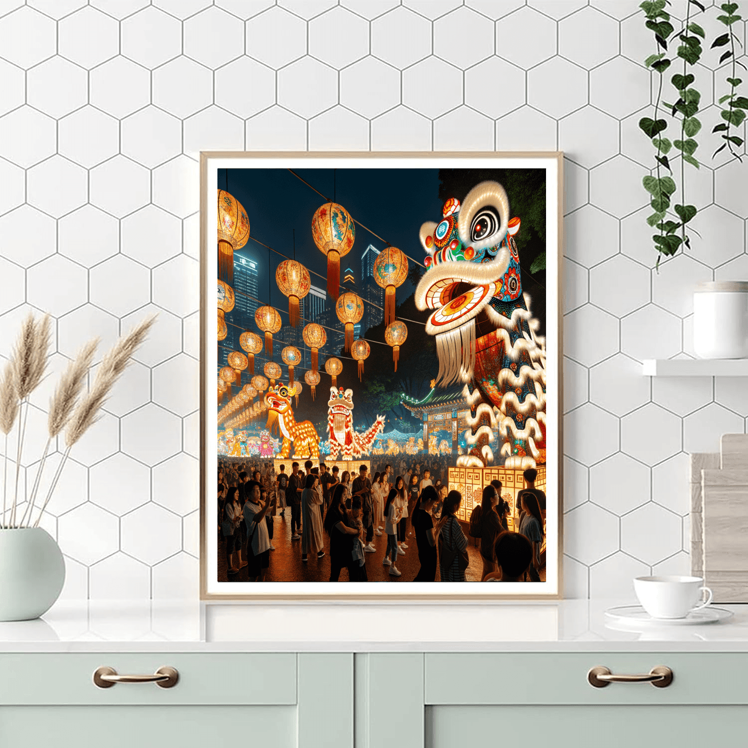 Lantern Festival - Hong Kong Paint By Number