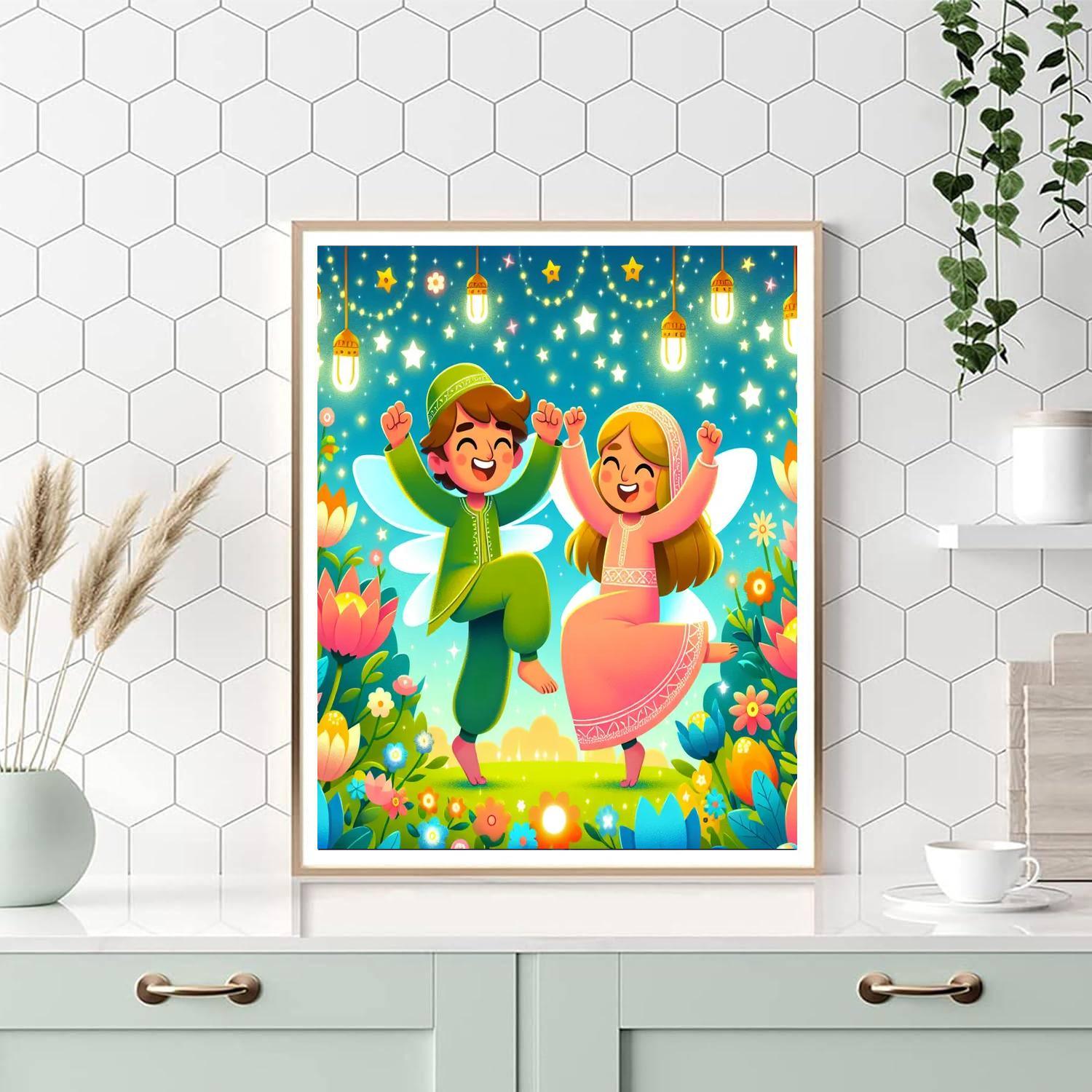 Festive Fairy Gathering Paint By Number