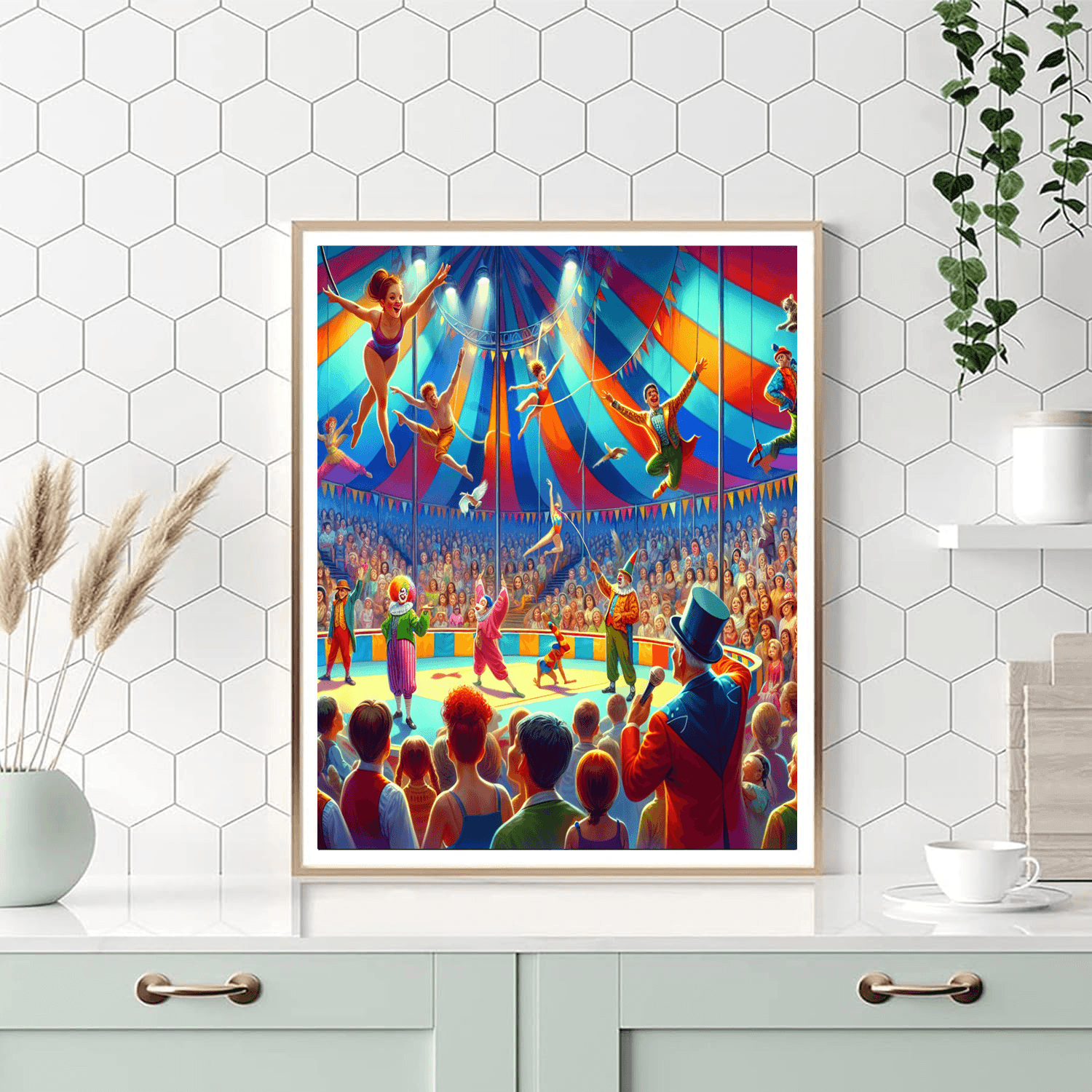 Whimsical Circus Parade Numbered Painting Kits