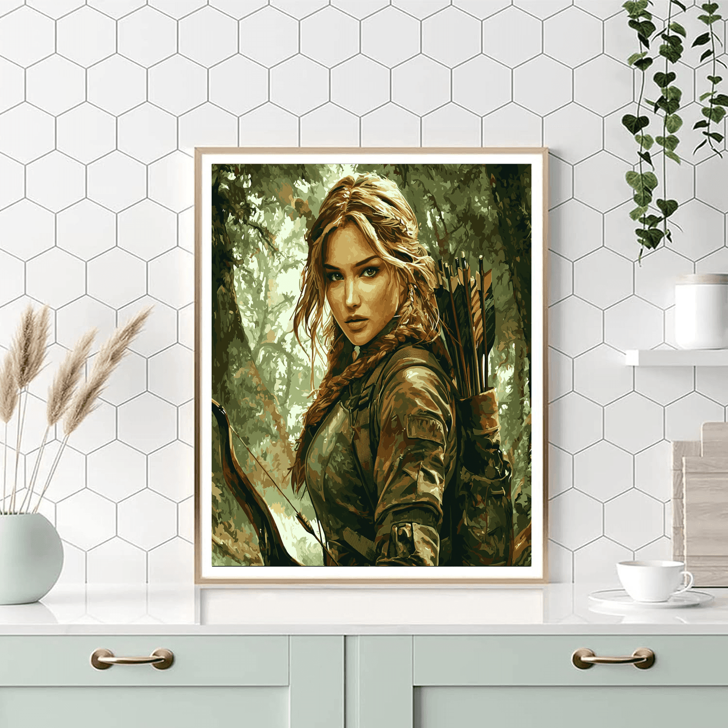 Jennifer Lawrence: The Hunger For Authenticity Painting Number Kit