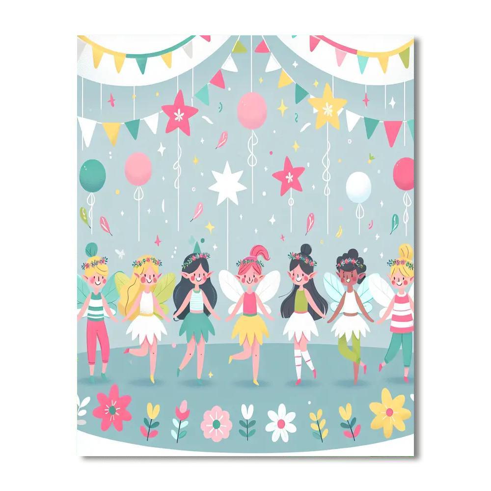 Fantasy Fairy Celebration Numbered Painting Kits