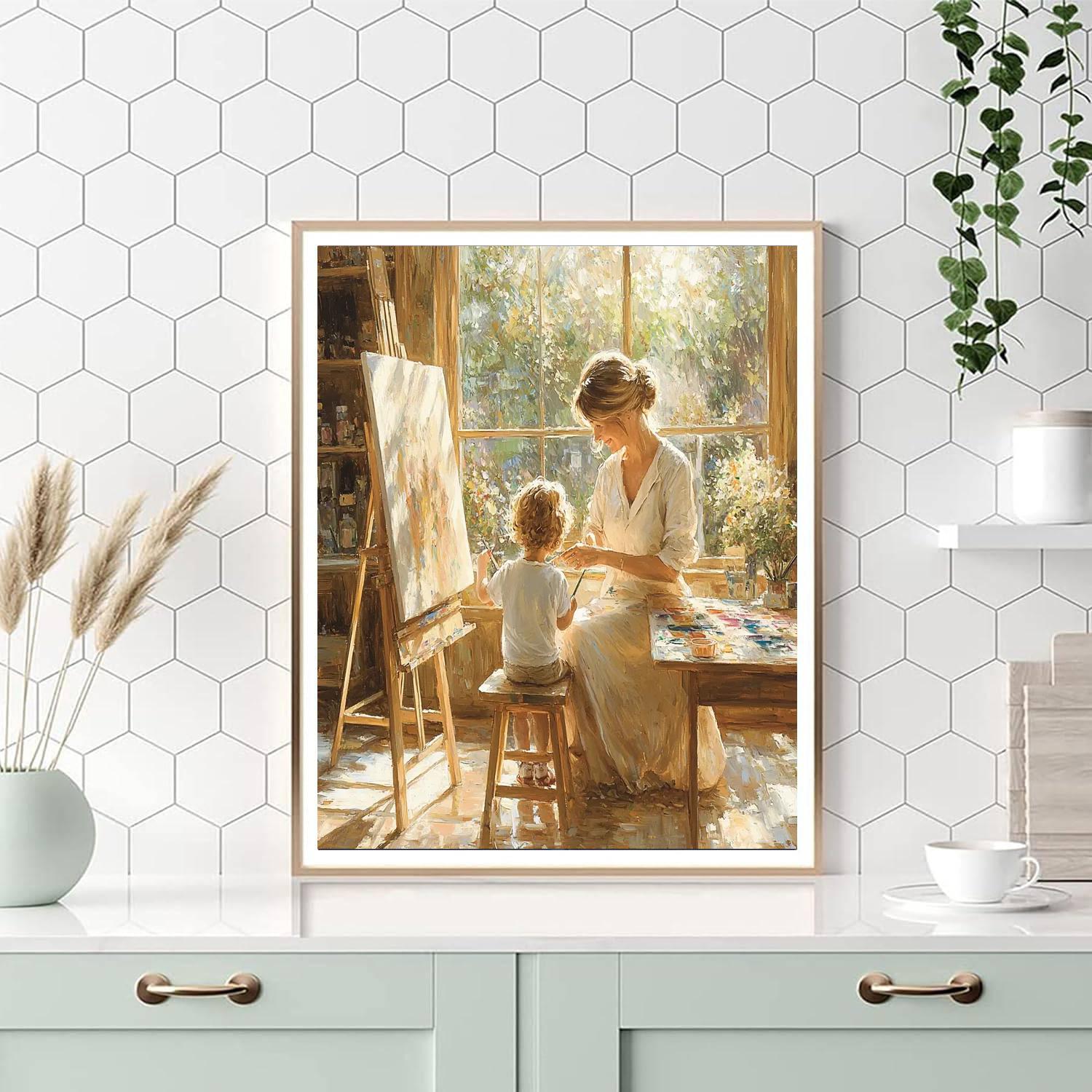 The Mother’s Gift Painting Number Kit