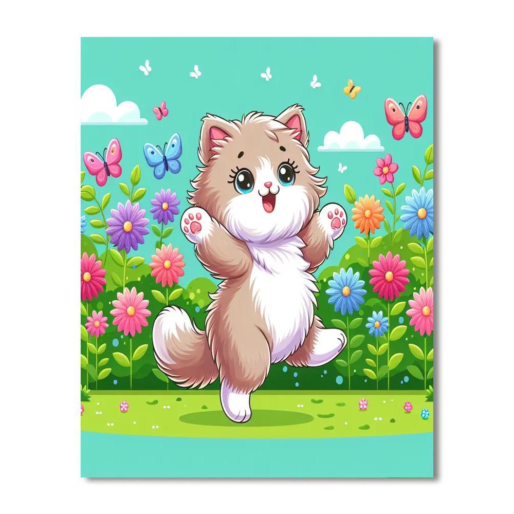 Cuddly Kitten Adventure Numbered Painting Kits