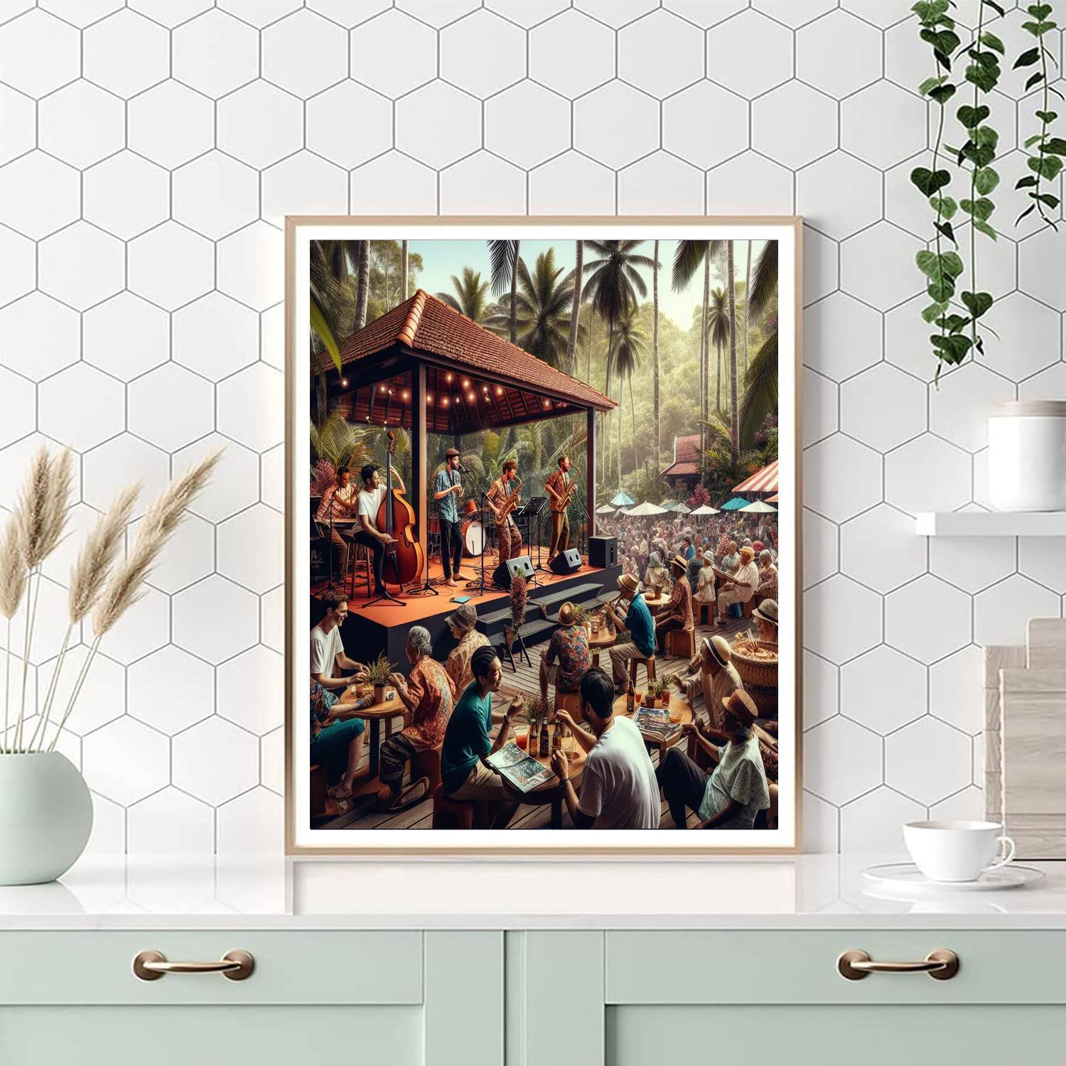 Borneo Jazz Festival - Malaysia Paint By Numbers Kits