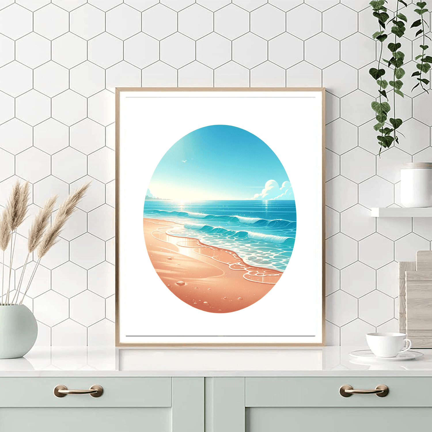 Breezy Ocean Breeze DIY Paint By Numbers