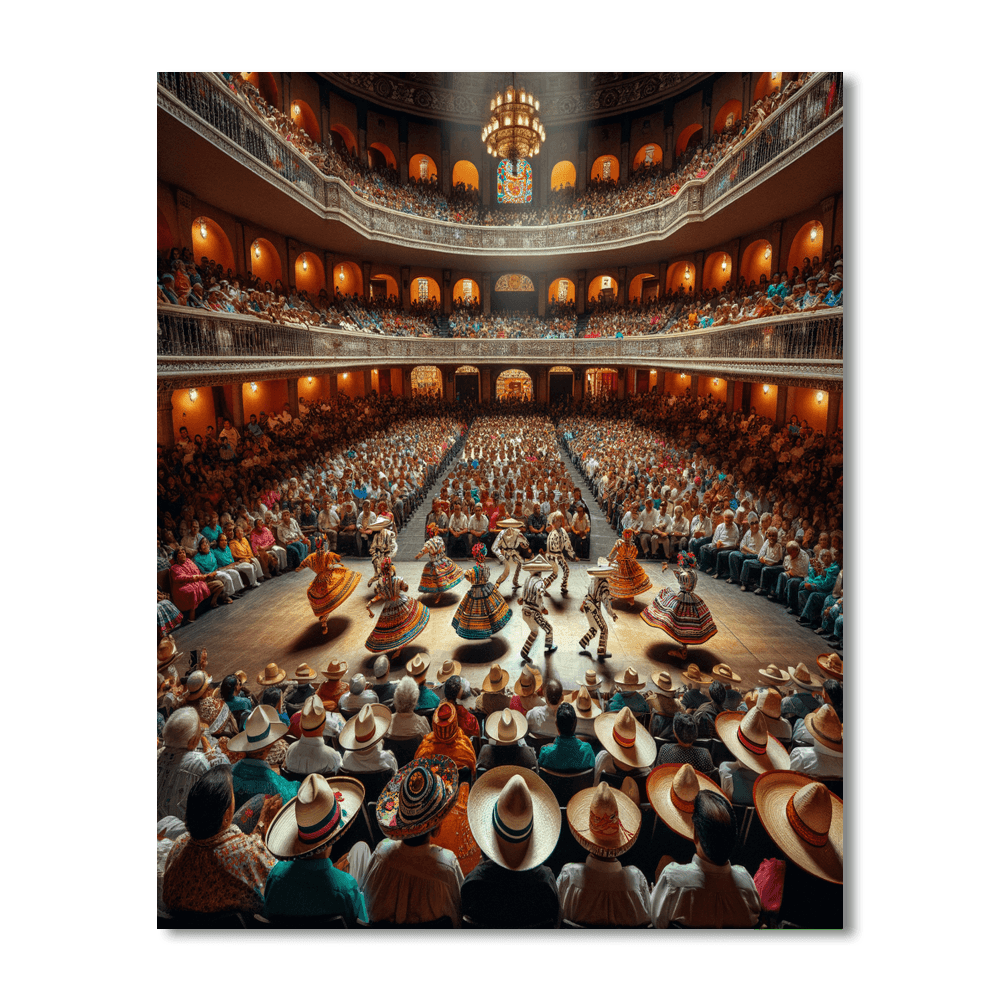 Guelaguetza Festival - Oaxaca, Mexico Painting By Numbers Kit