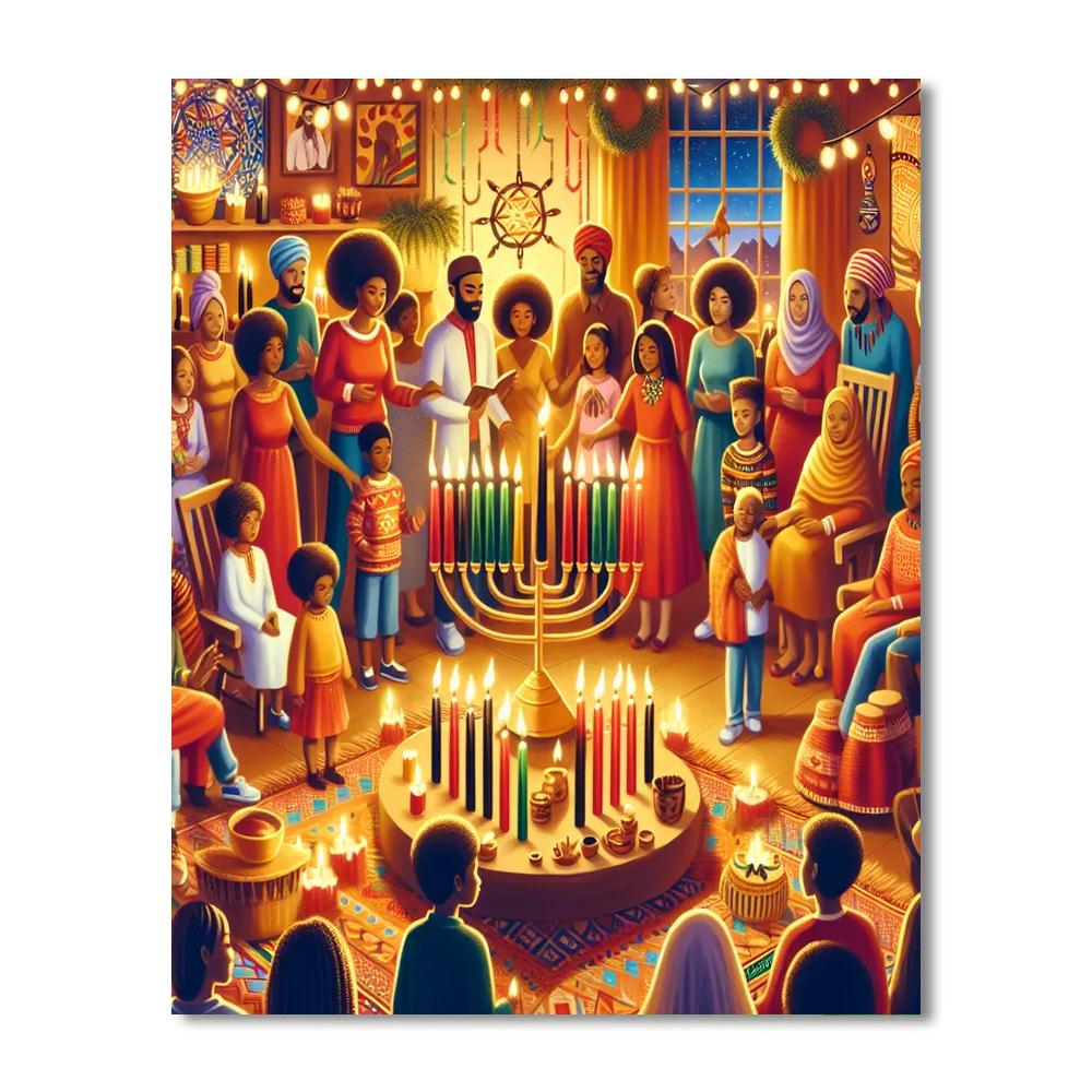 Kwanzaa Painting Number Kit