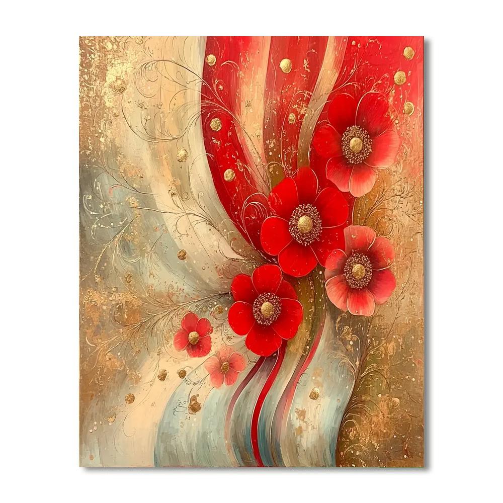 Gustav Klimt Inspired Reflections Of Emotion  Paint By Numbers Kits