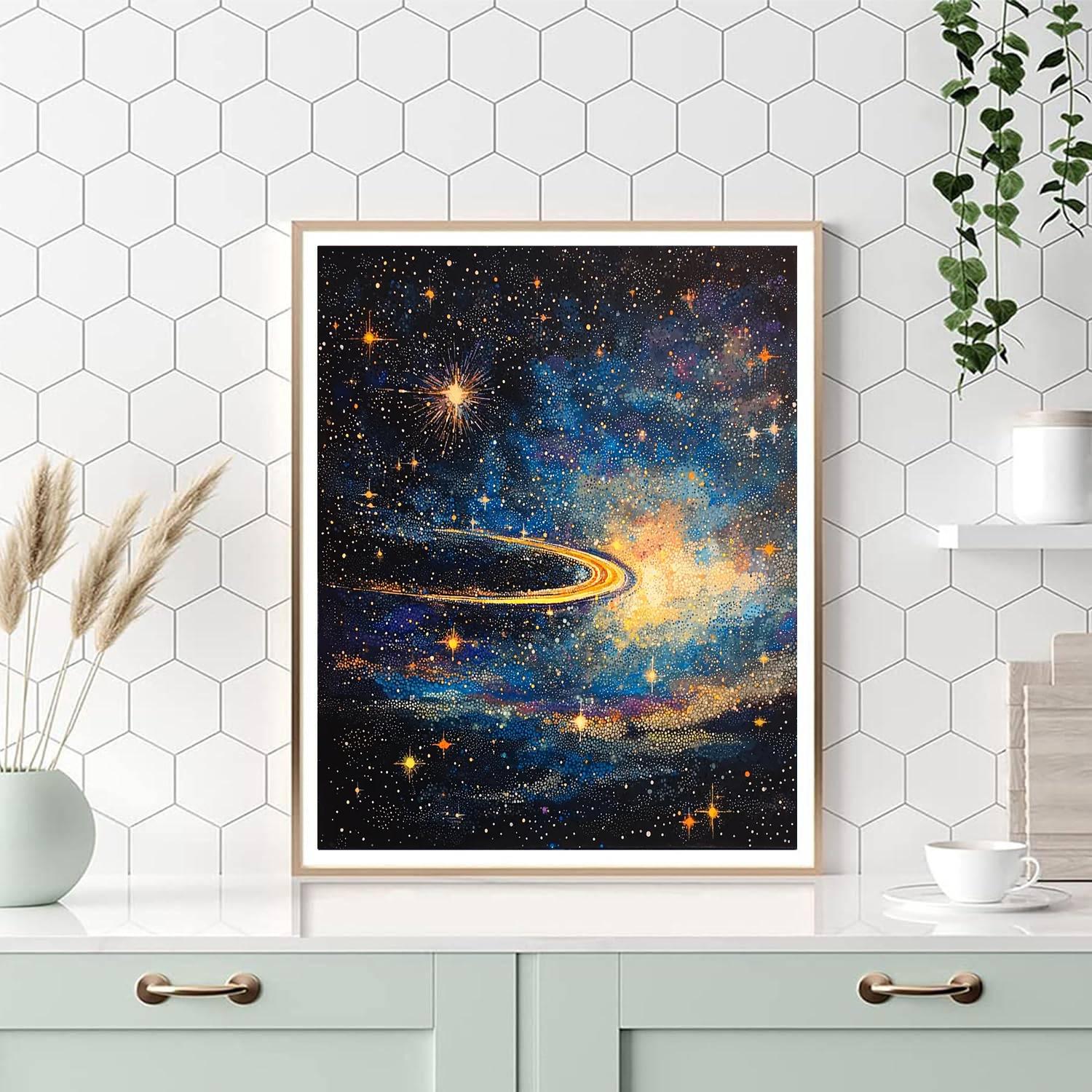 Georges Seurat Inspired Stellar Silhouettes  Paint By Number