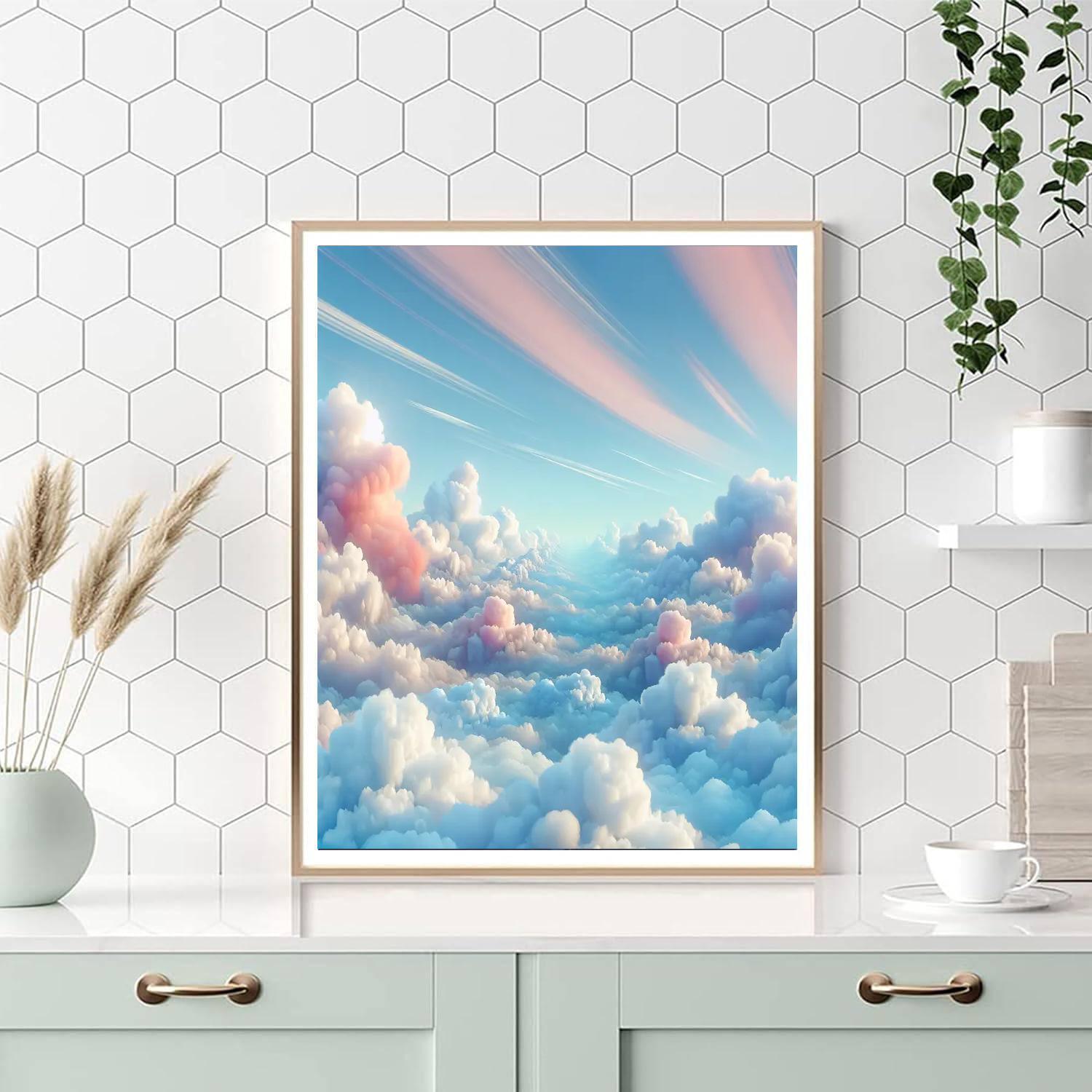 Whimsical Cloudscape Adventure Paint By Color