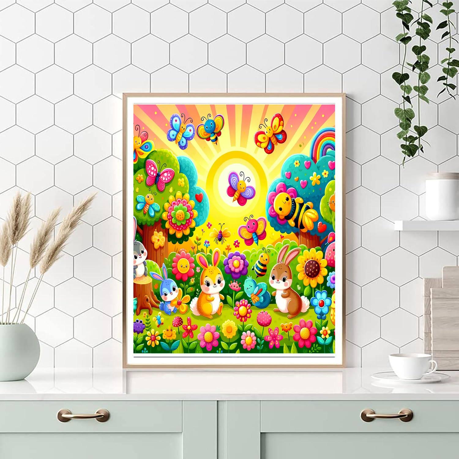 Magical Garden Wonders Paint By Numbers Art