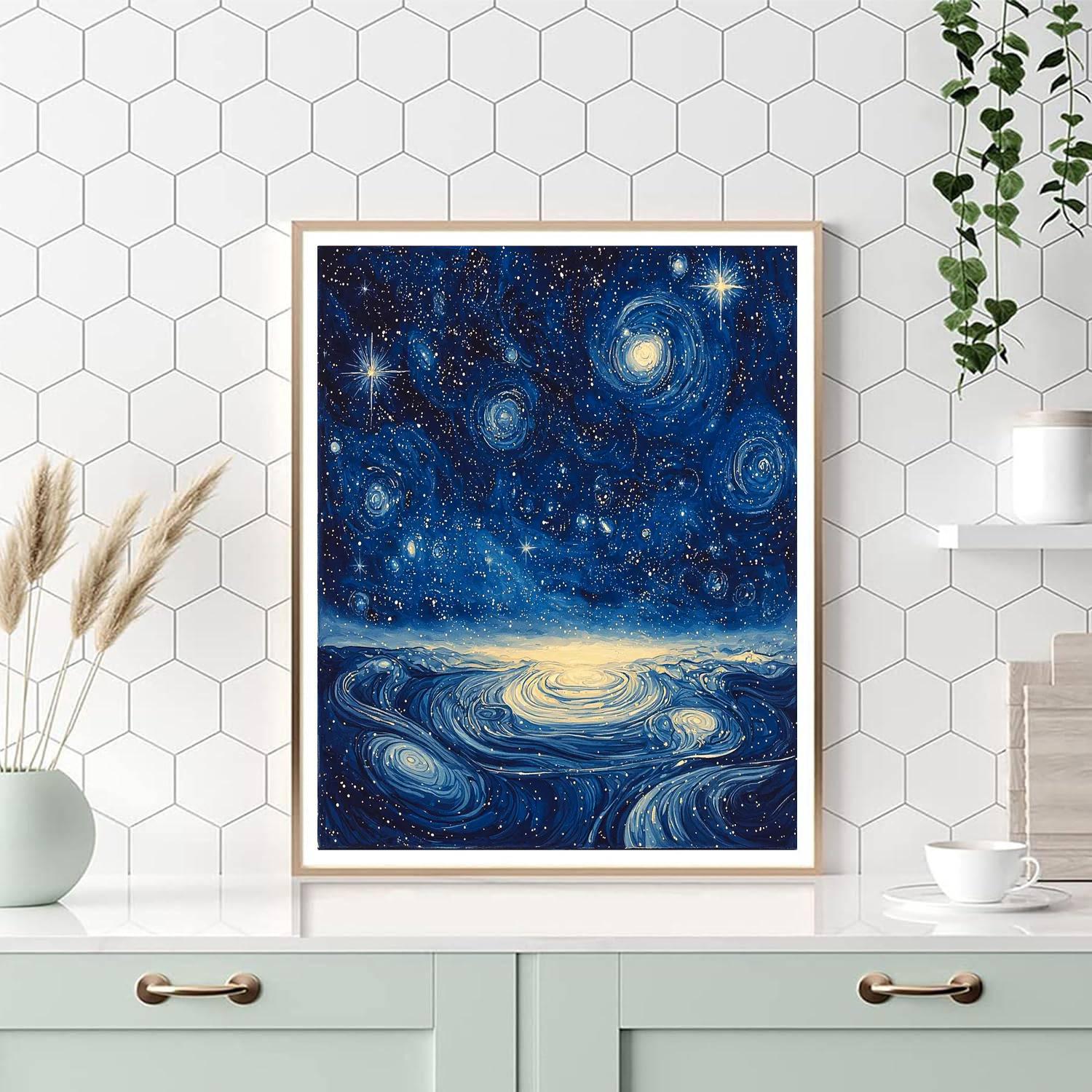 Michelangelo Inspired Mystic Horizon  Numbered Painting Kits