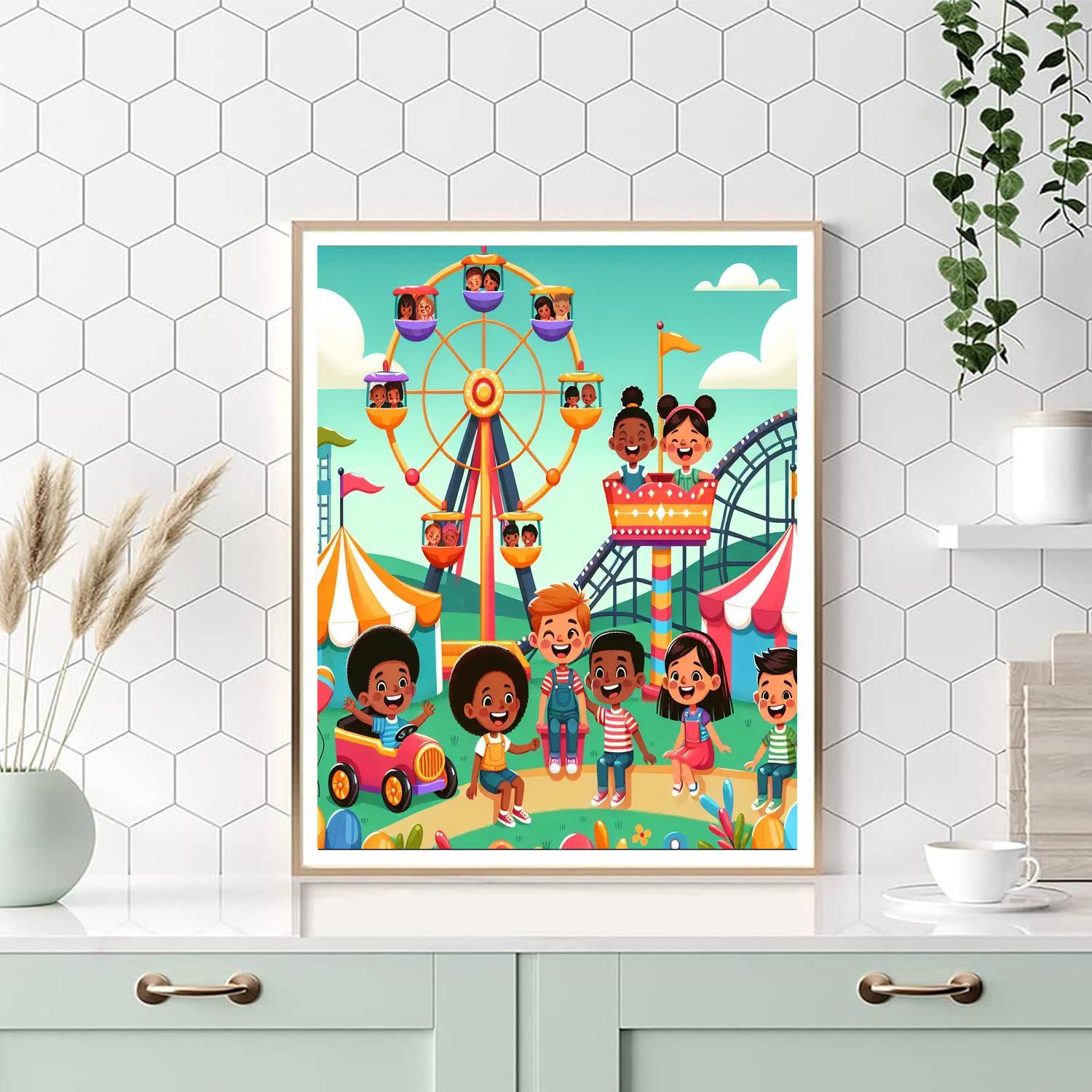 Fun Fair Number Painting