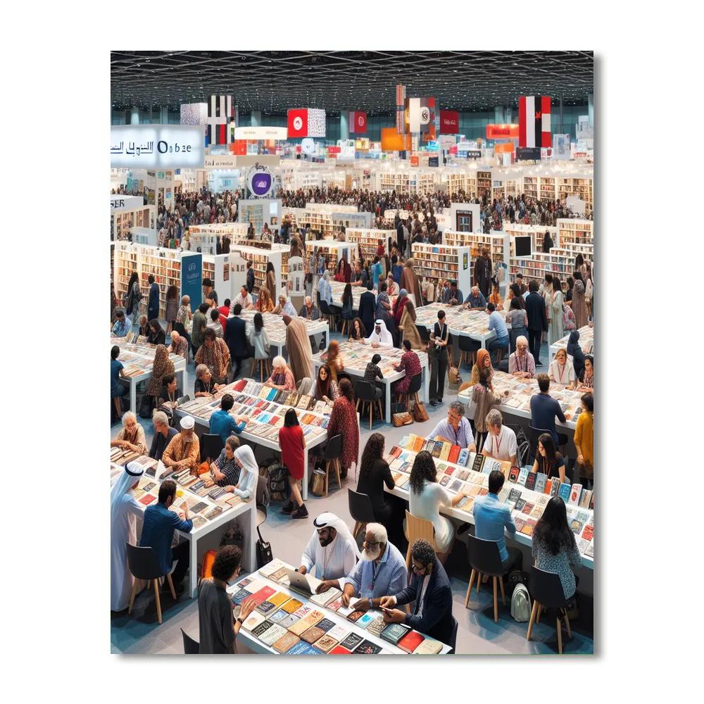 Kuwait International Book Fair - Kuwait City, Kuwait Number Painting