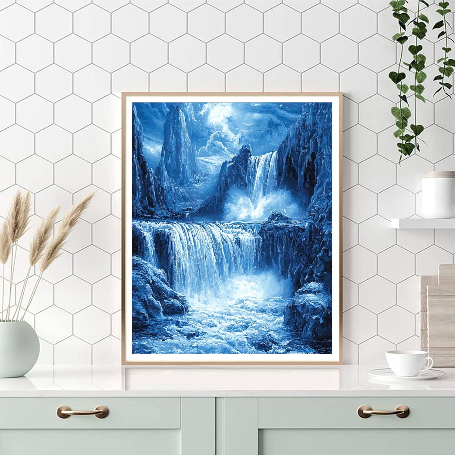 Michelangelo Inspired Eternal Cascade  DIY Paint By Numbers