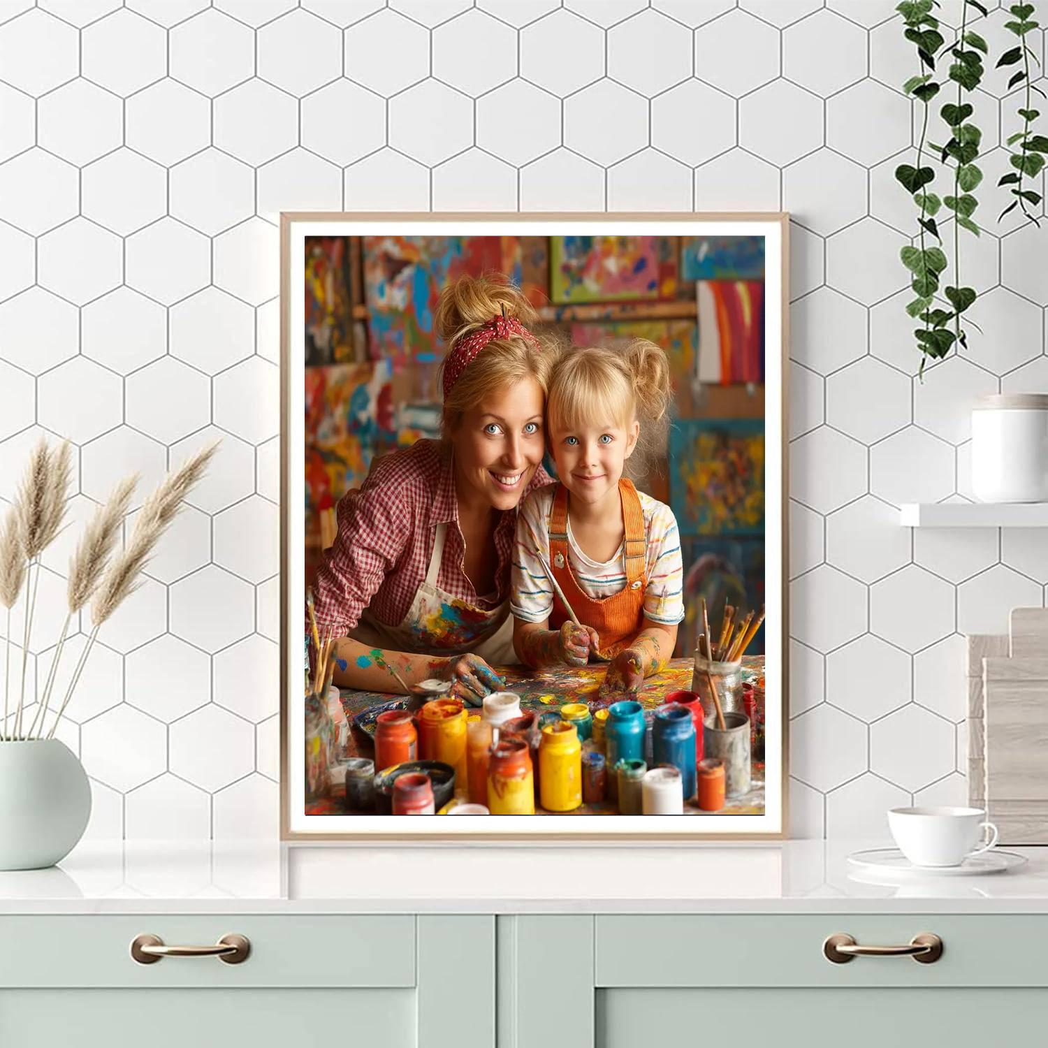 Mothers Who Create DIY Paint By Numbers