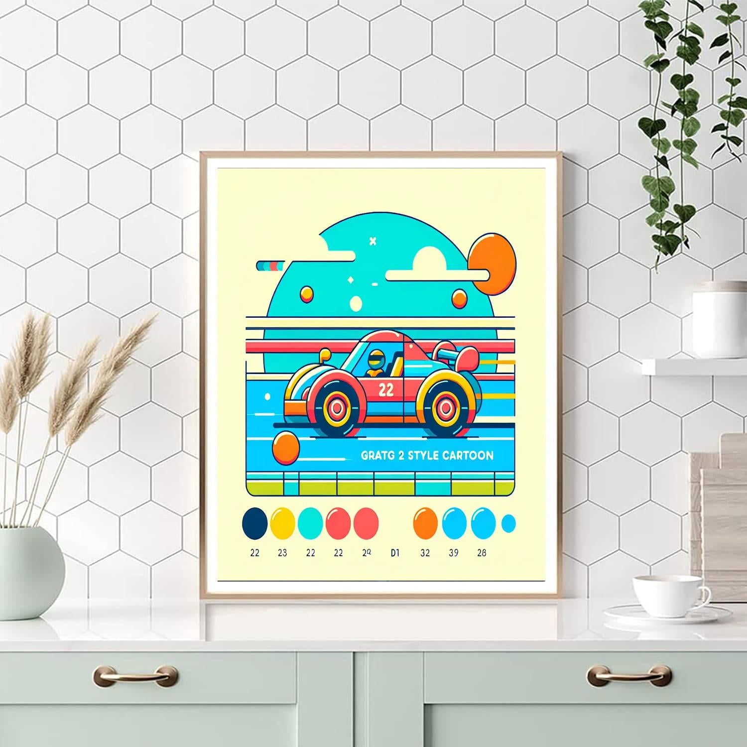 Racing Champions League Painting Number Kit