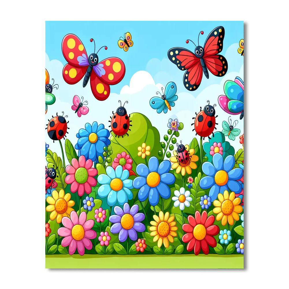 Garden Critters Playtime Painting By Numbers Kit