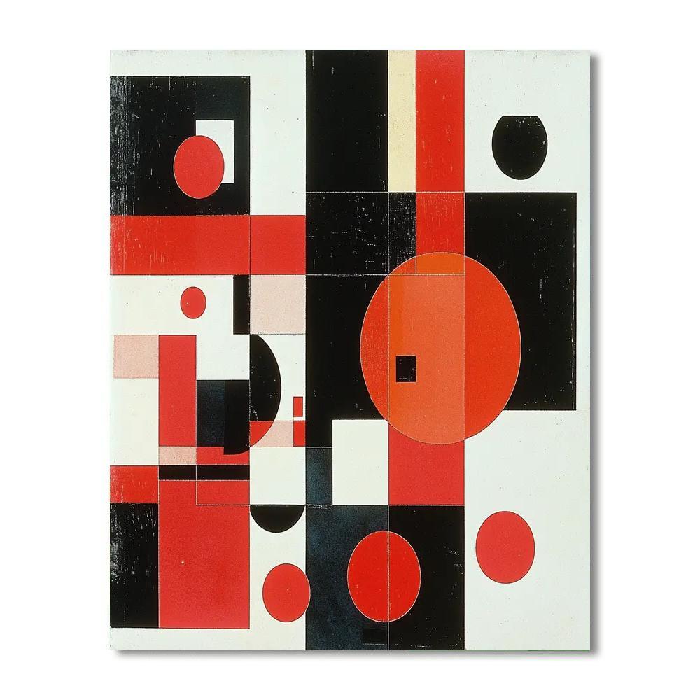 Kazimir Malevich Inspired Dynamics Of Color  Paint By Numbers