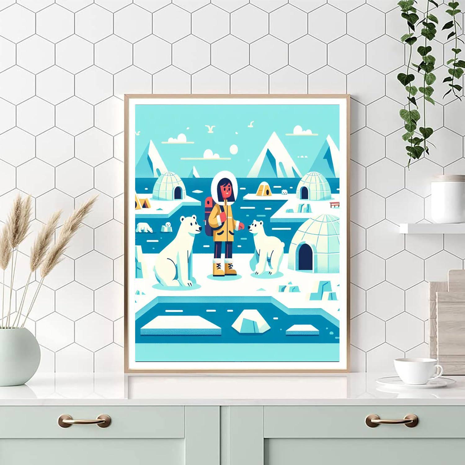 Arctic Explorer Journey Paint By Color