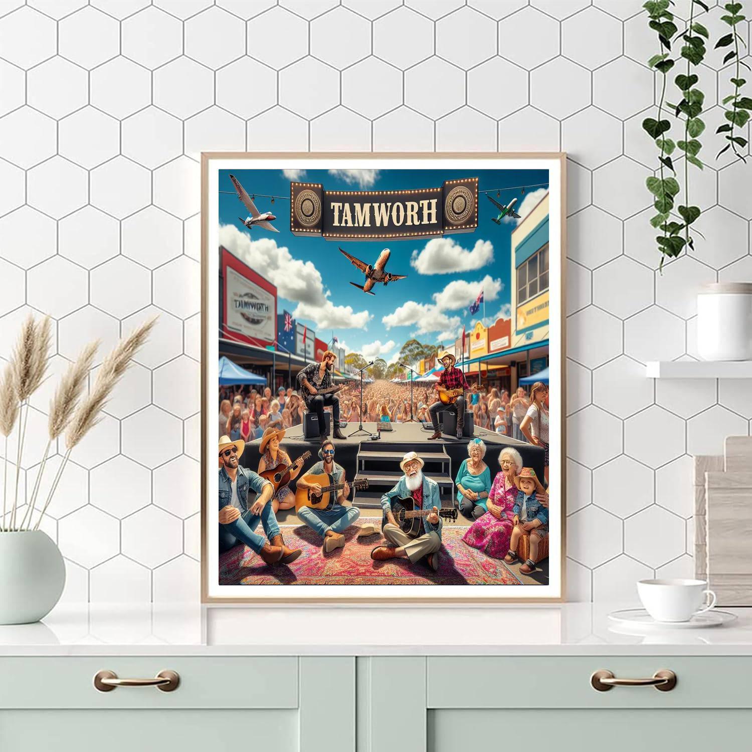 Tamworth Country Music Festival - Australia Painting Number Kit