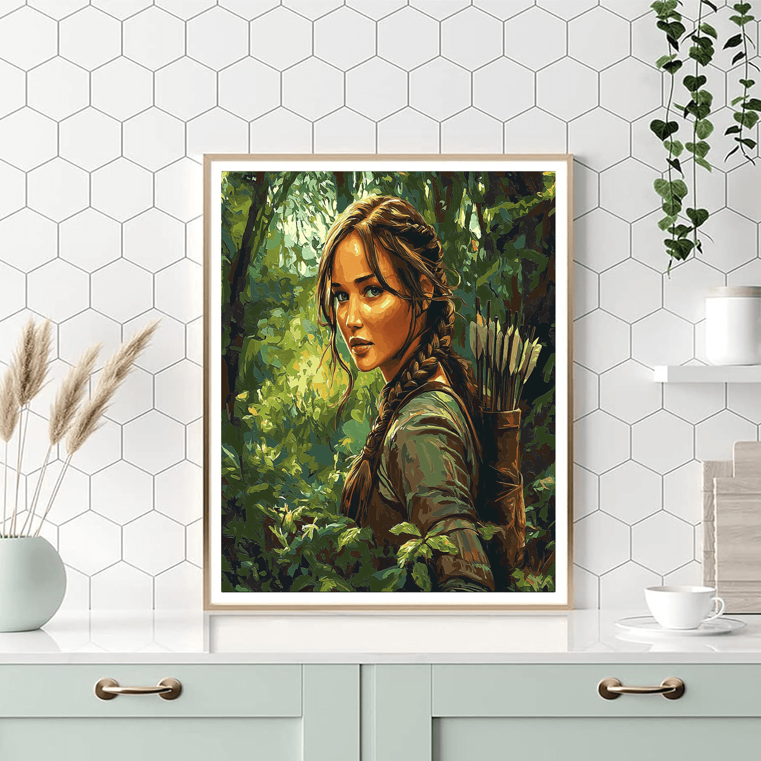 Jennifer Lawrence: From The Hunger Games To Cinematic Grace Painting Number Kit