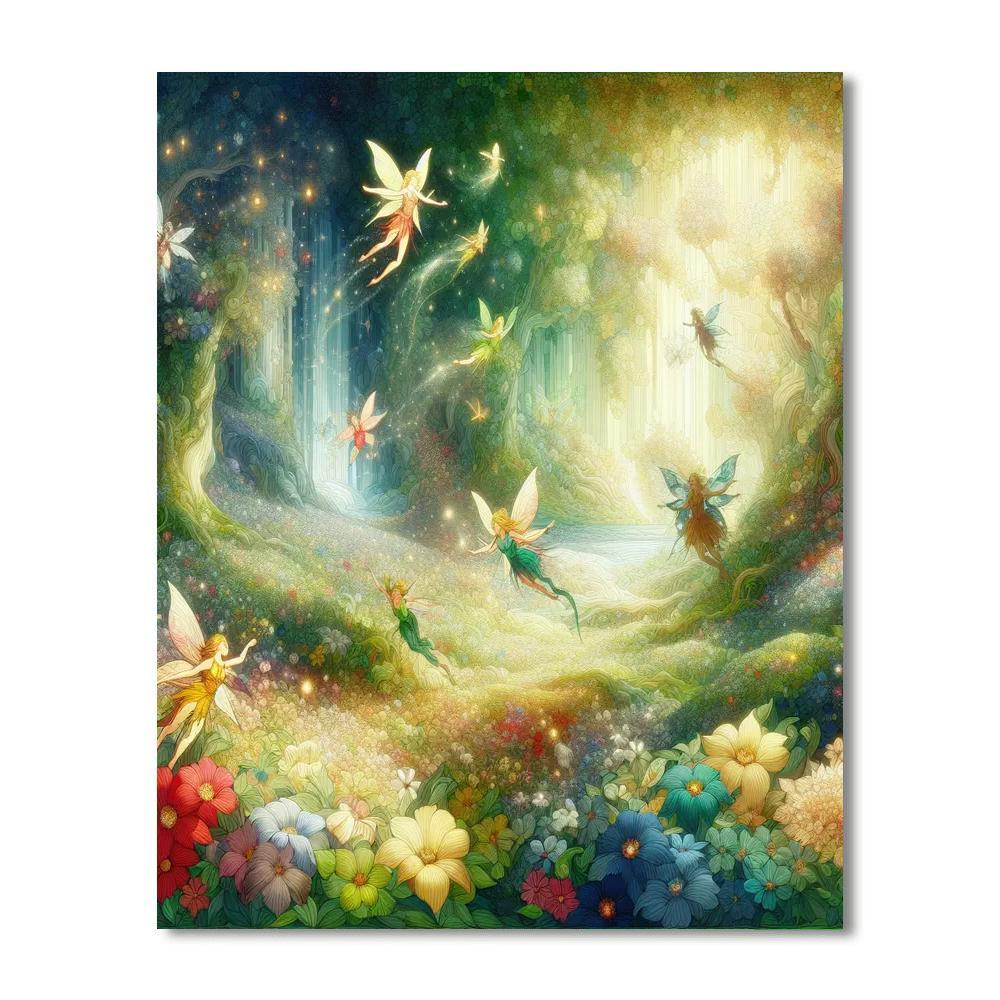 Secret Fairy Glade Paint By Number