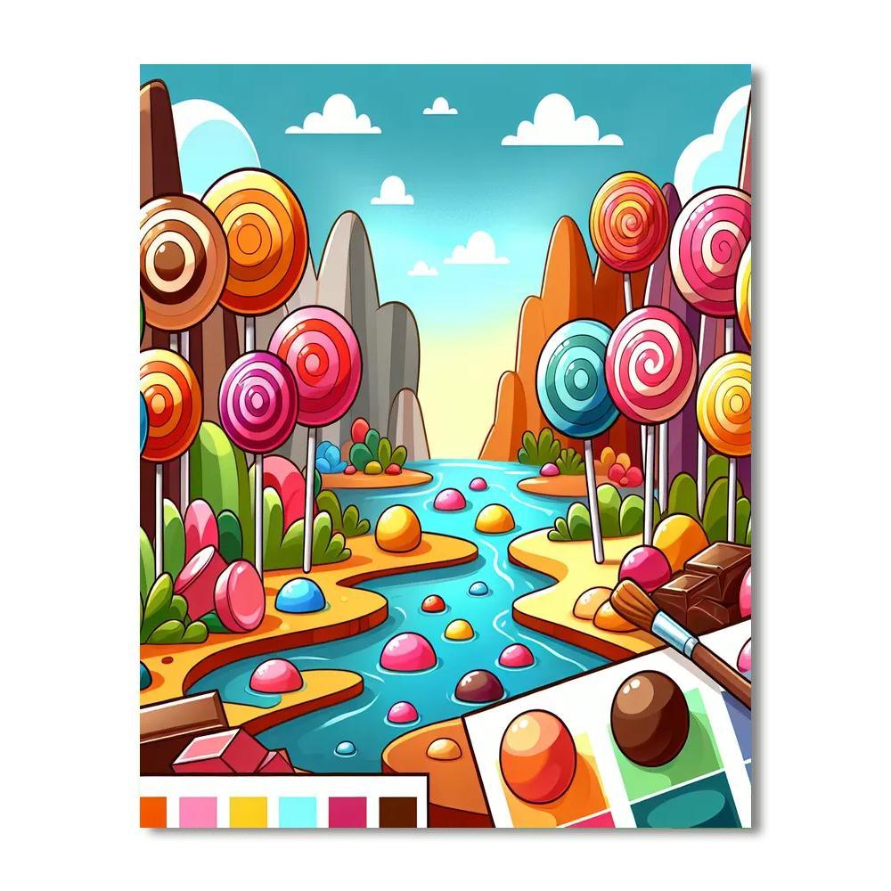 Candyland Sweet Adventure Paint By Number