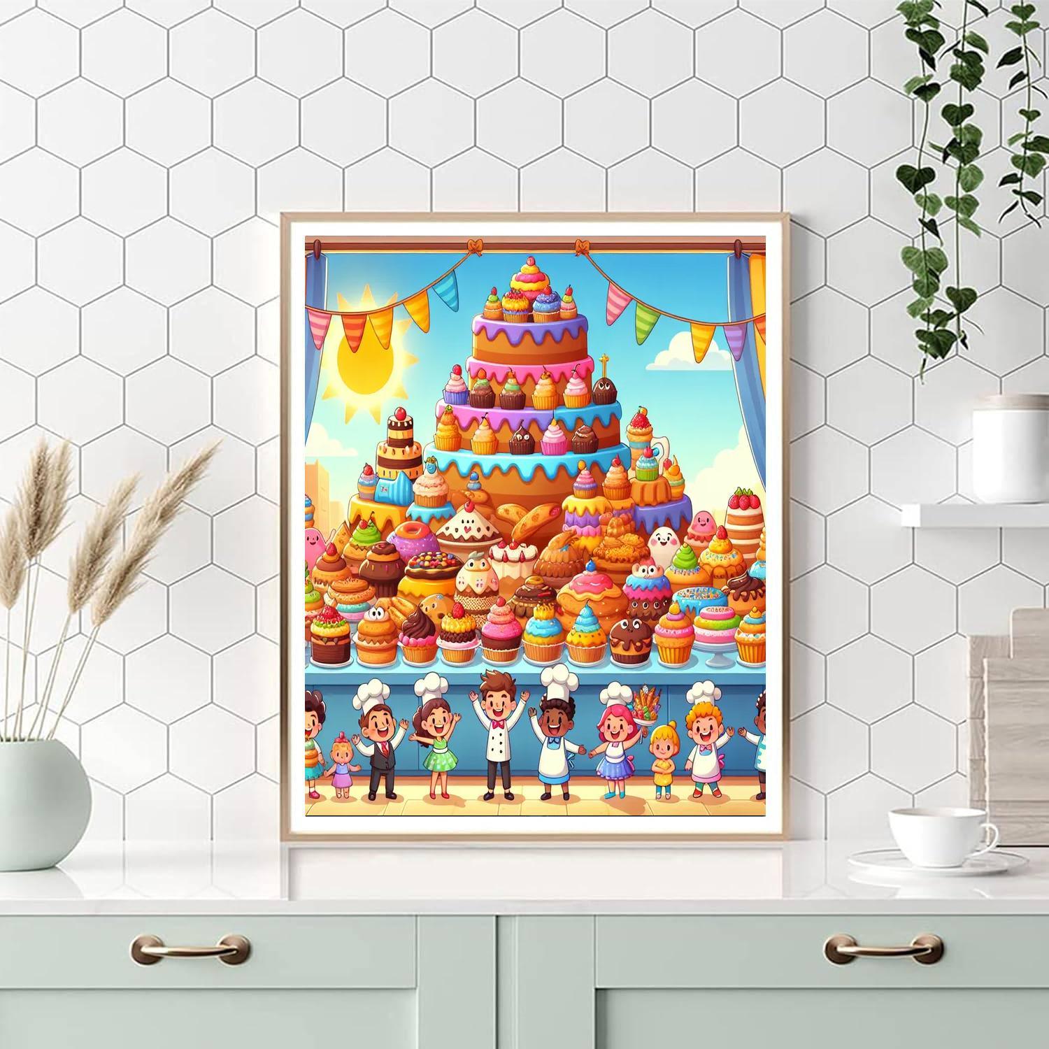 Happy Bakery Day Paint By Numbers Art