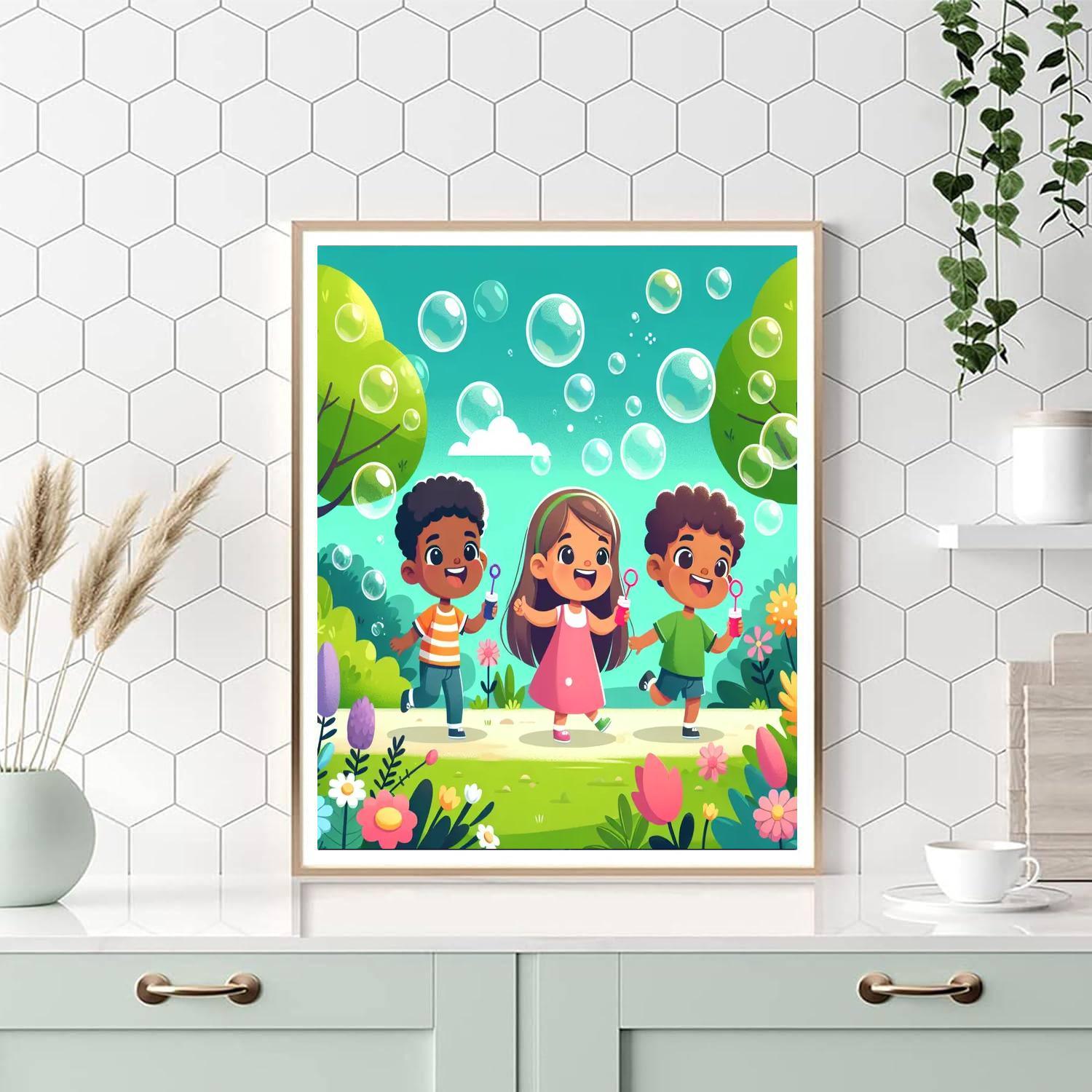 Brilliant Bubbles Paint By Number