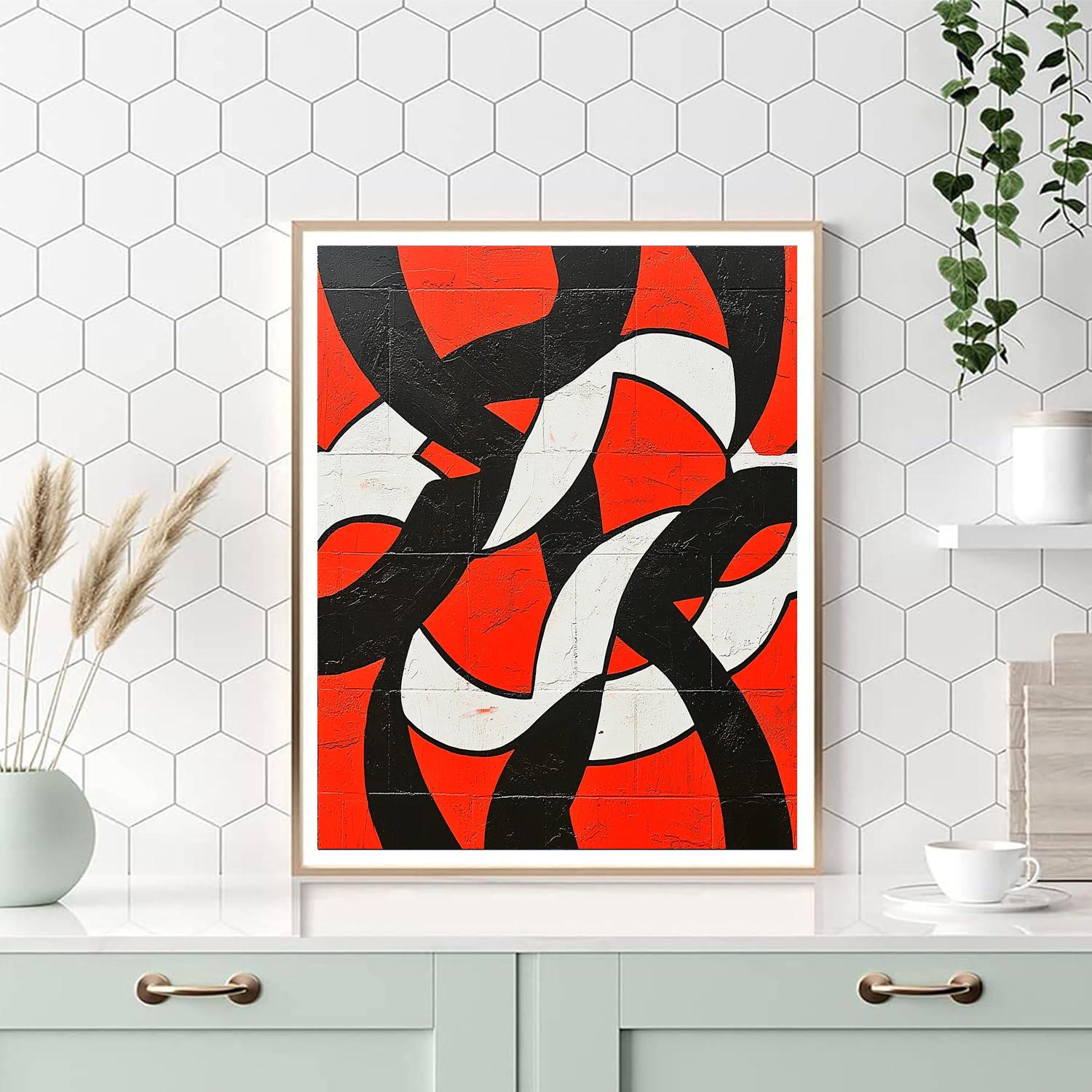 Banksy Inspired The Shadow Of Consumerism  Numbered Painting Kits