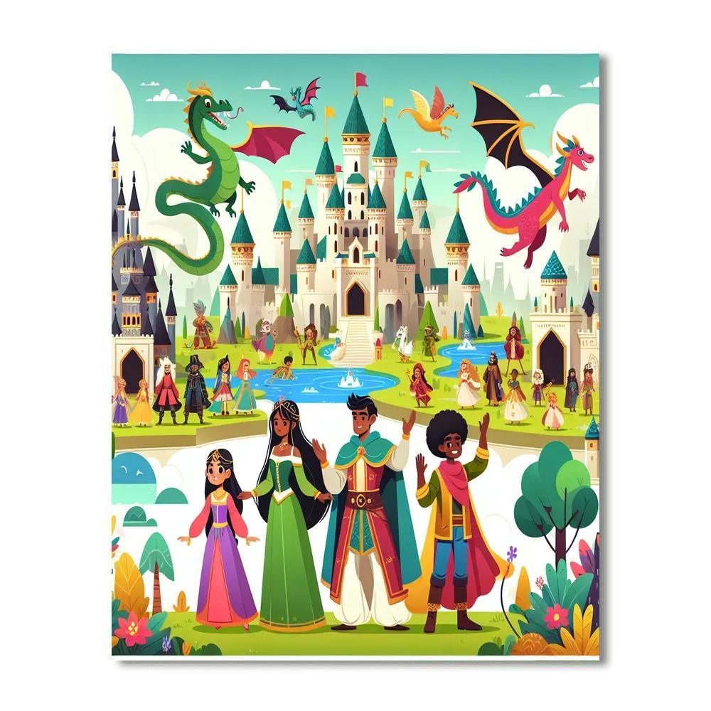 Adventures In Fantasyland Paint By Numbers Kits